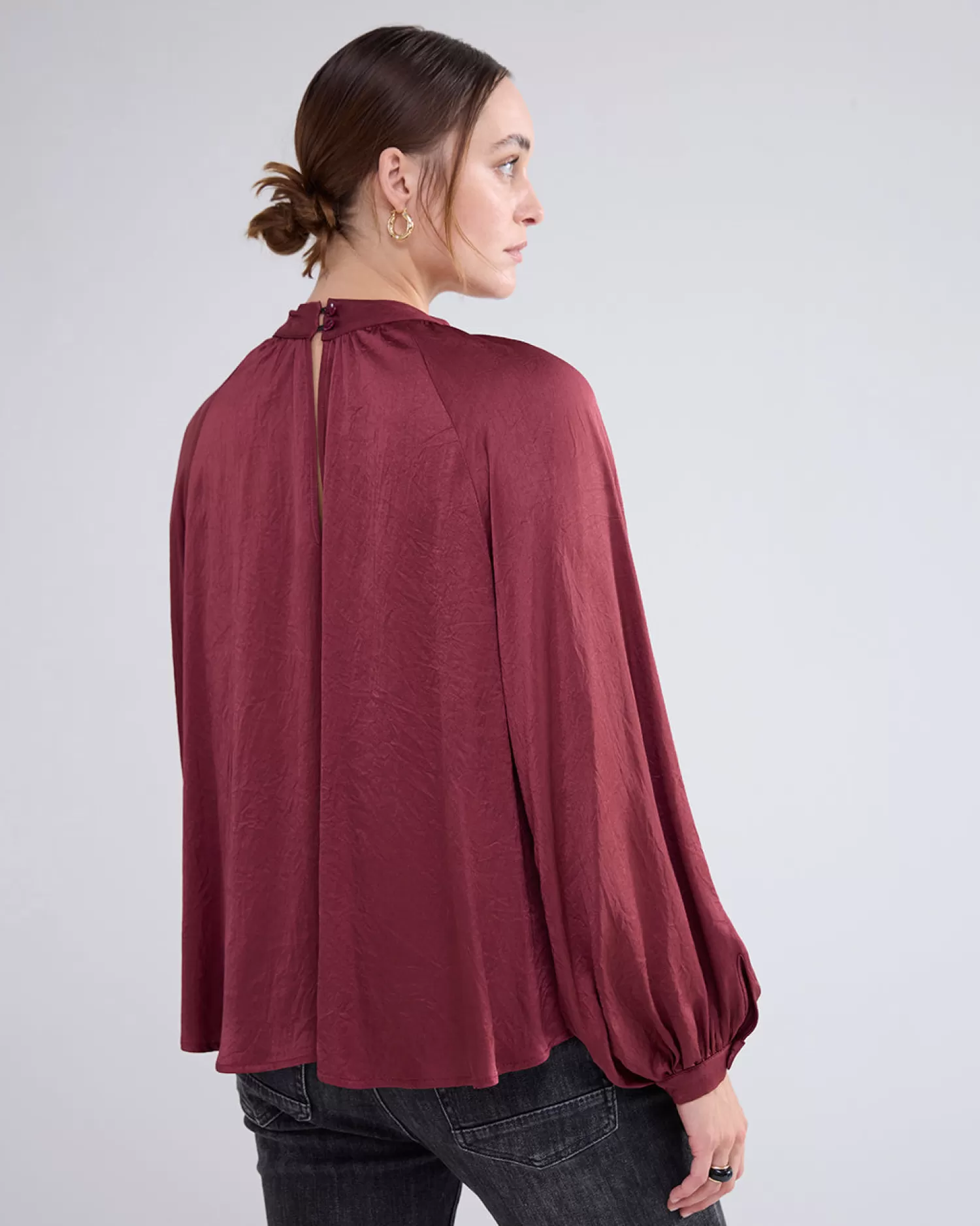 DAMES Summum 2-in-1 Top Met Hoge Hals
