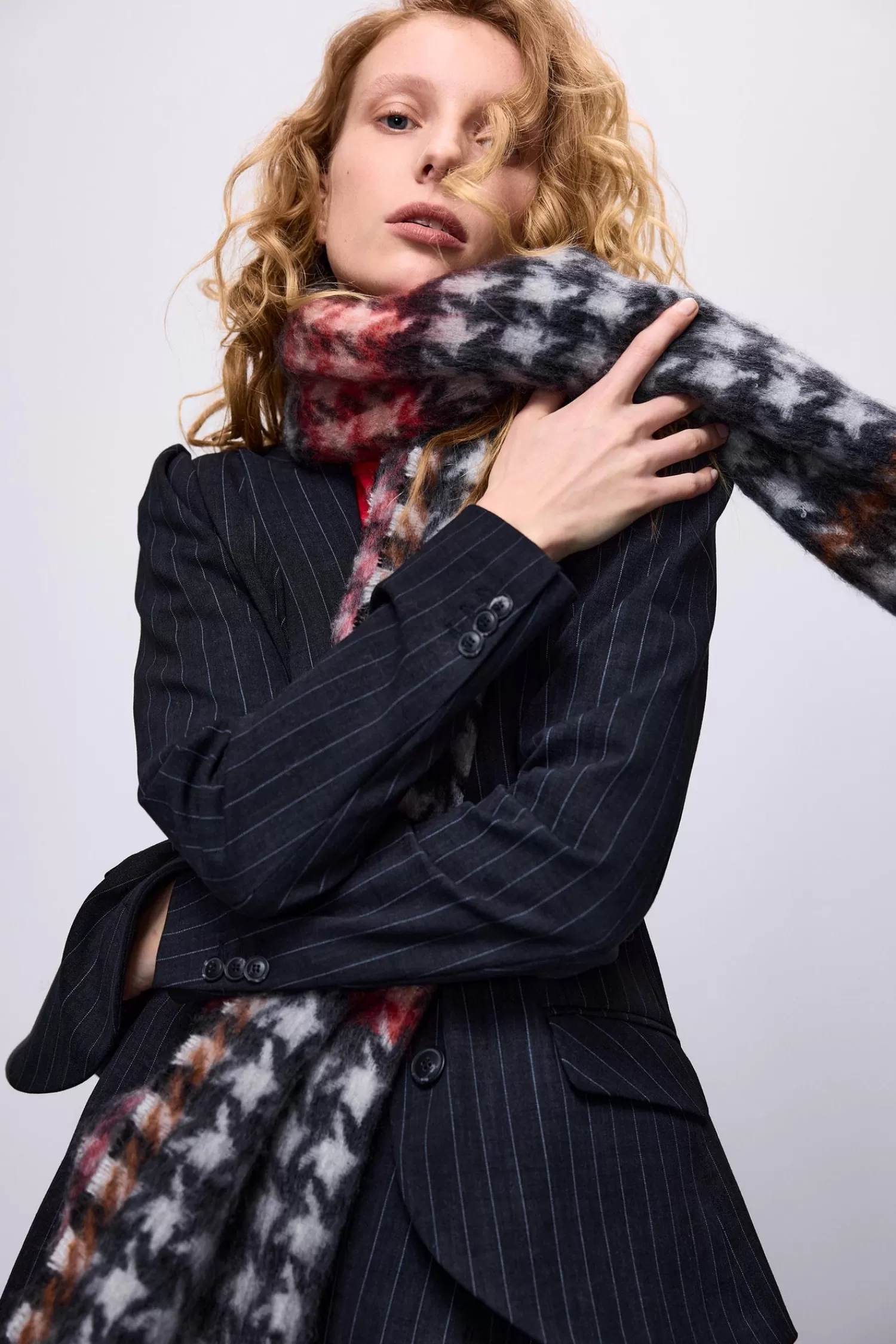 DAMES Summum Blazer Met Krijtstreep