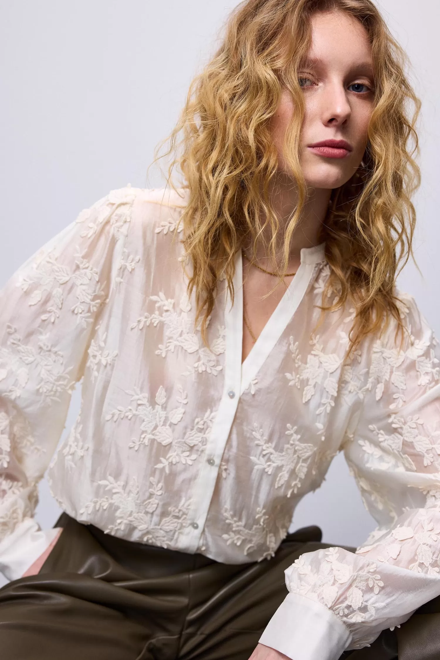 DAMES Summum Blouse Bloemenkant