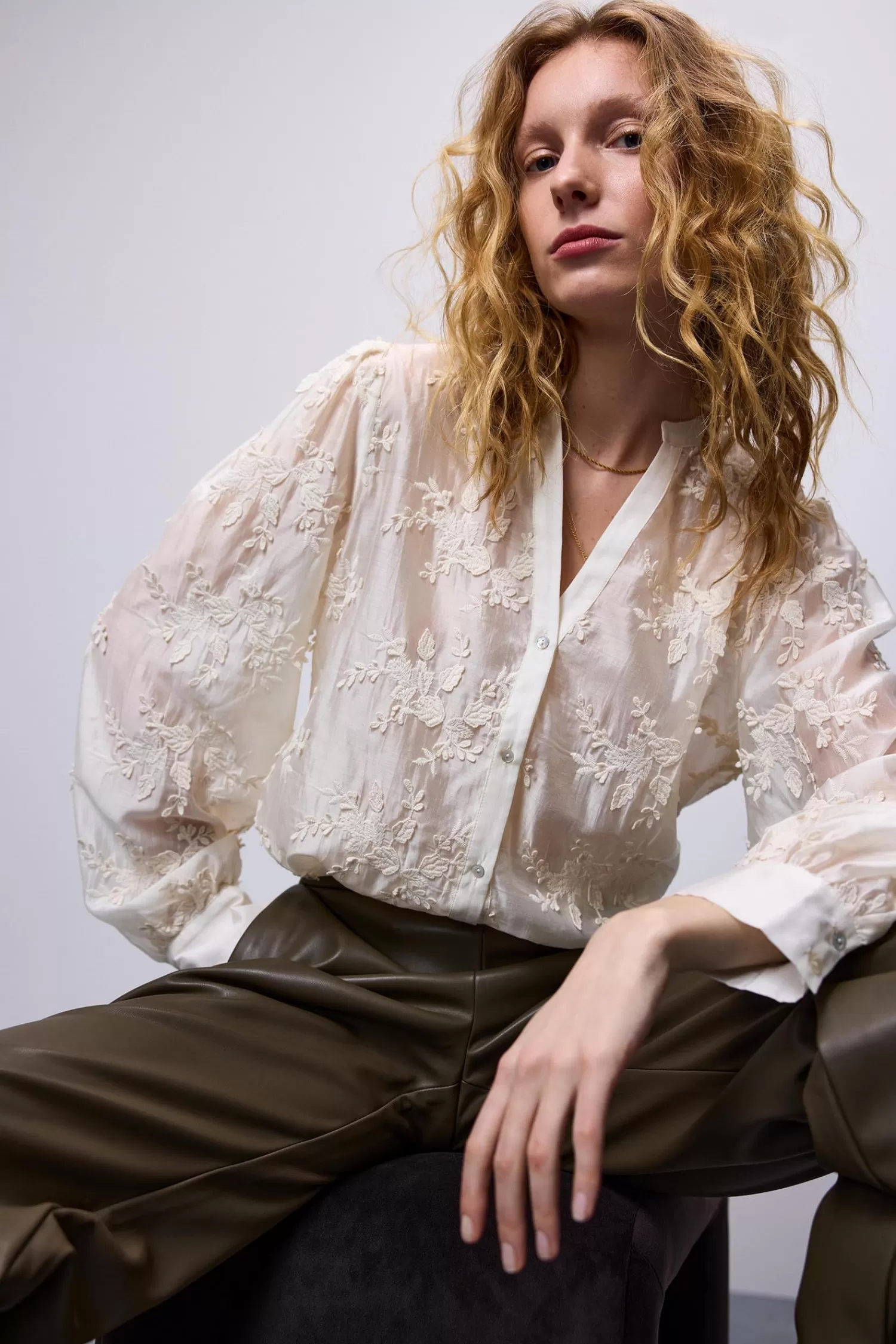 DAMES Summum Blouse Bloemenkant