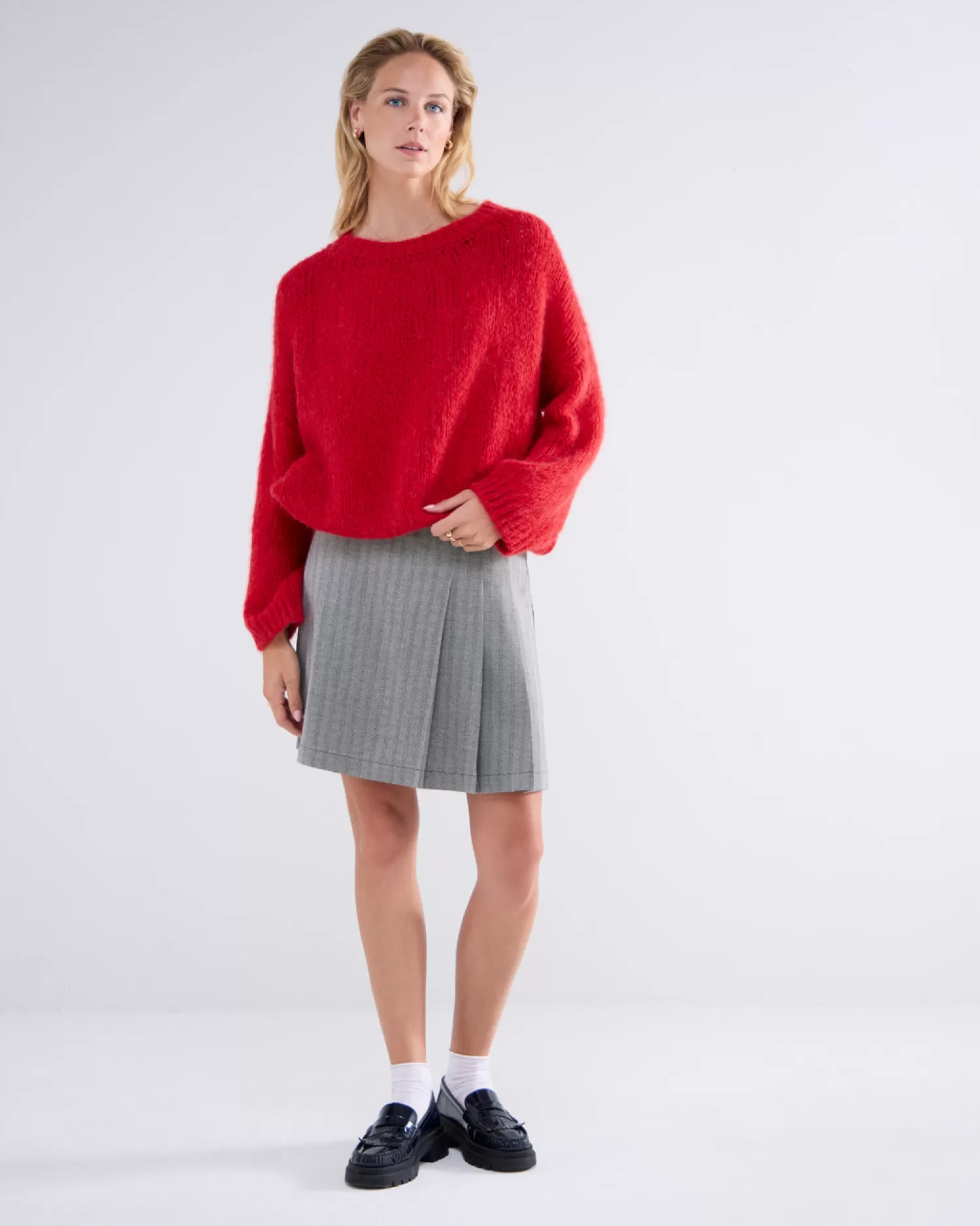 DAMES Summum Boxy Trui Met Grove Steek