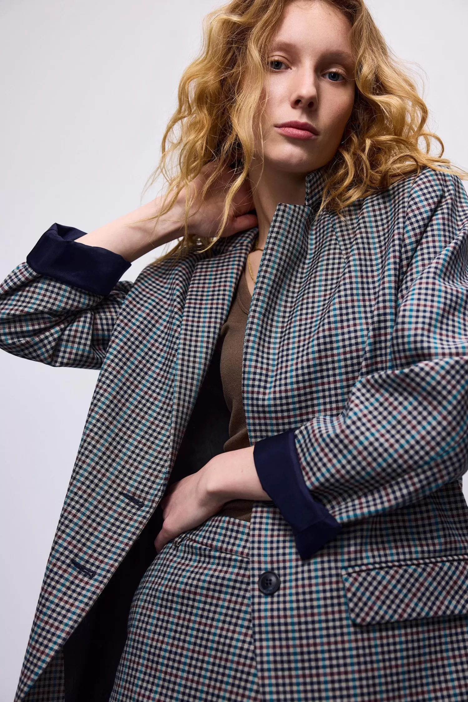 DAMES Summum Boyfriend Blazer Met Opgerolde Mouwen