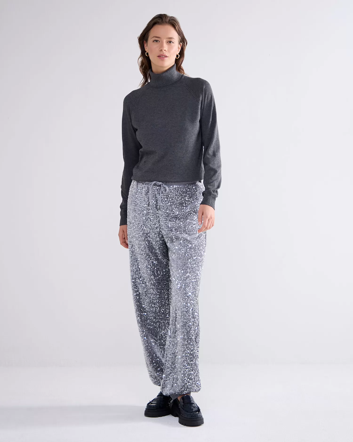 DAMES Summum Broek Pailletten Velours
