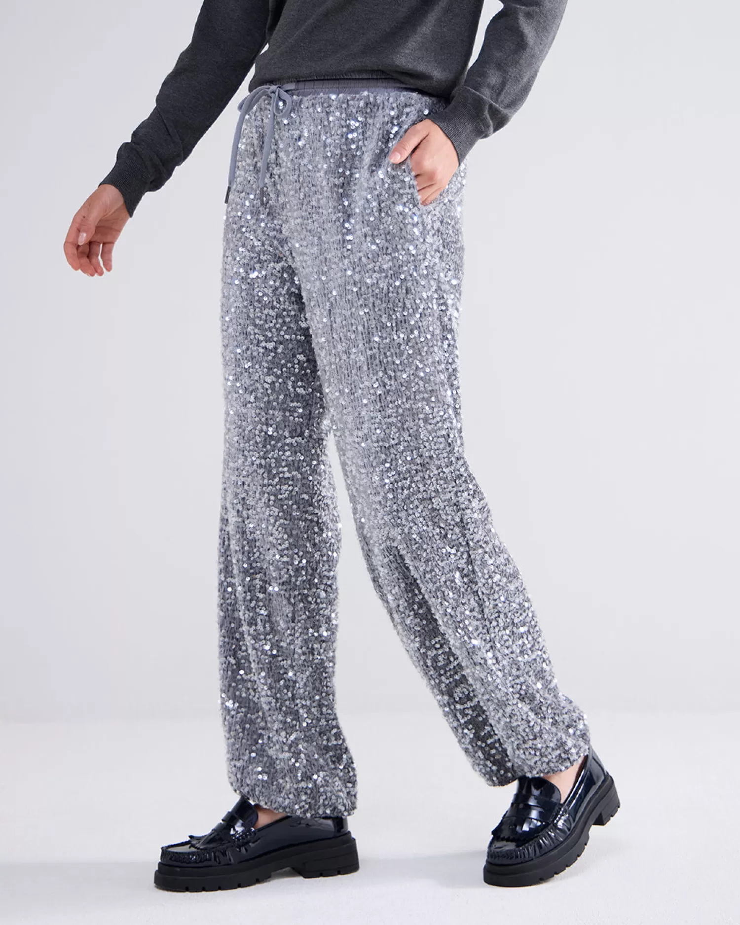 DAMES Summum Broek Pailletten Velours