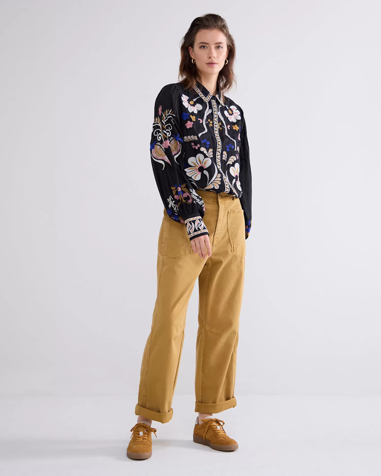 DAMES Summum Broek Van Stretch Twill Stof