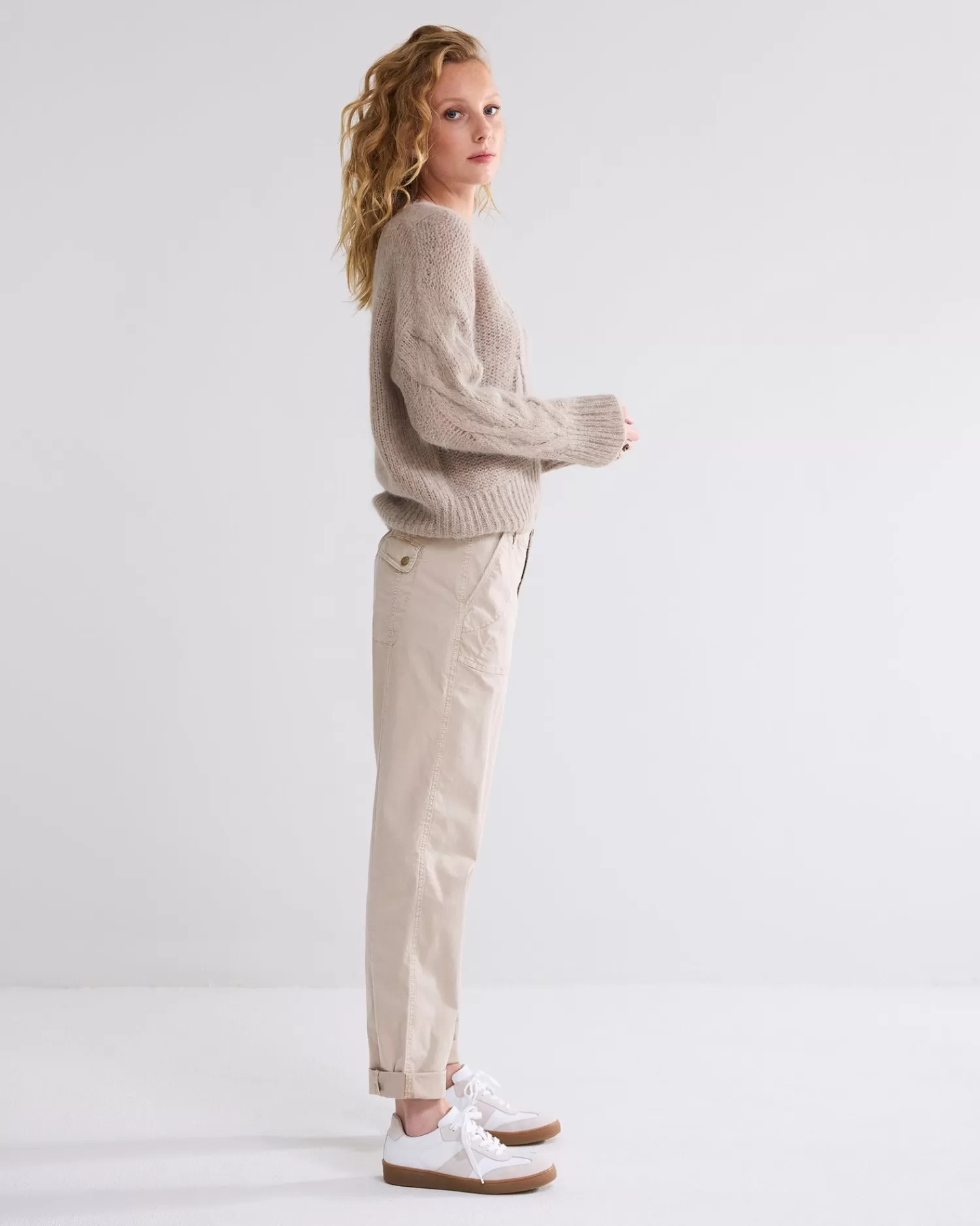 DAMES Summum Casual Broek Met Koord