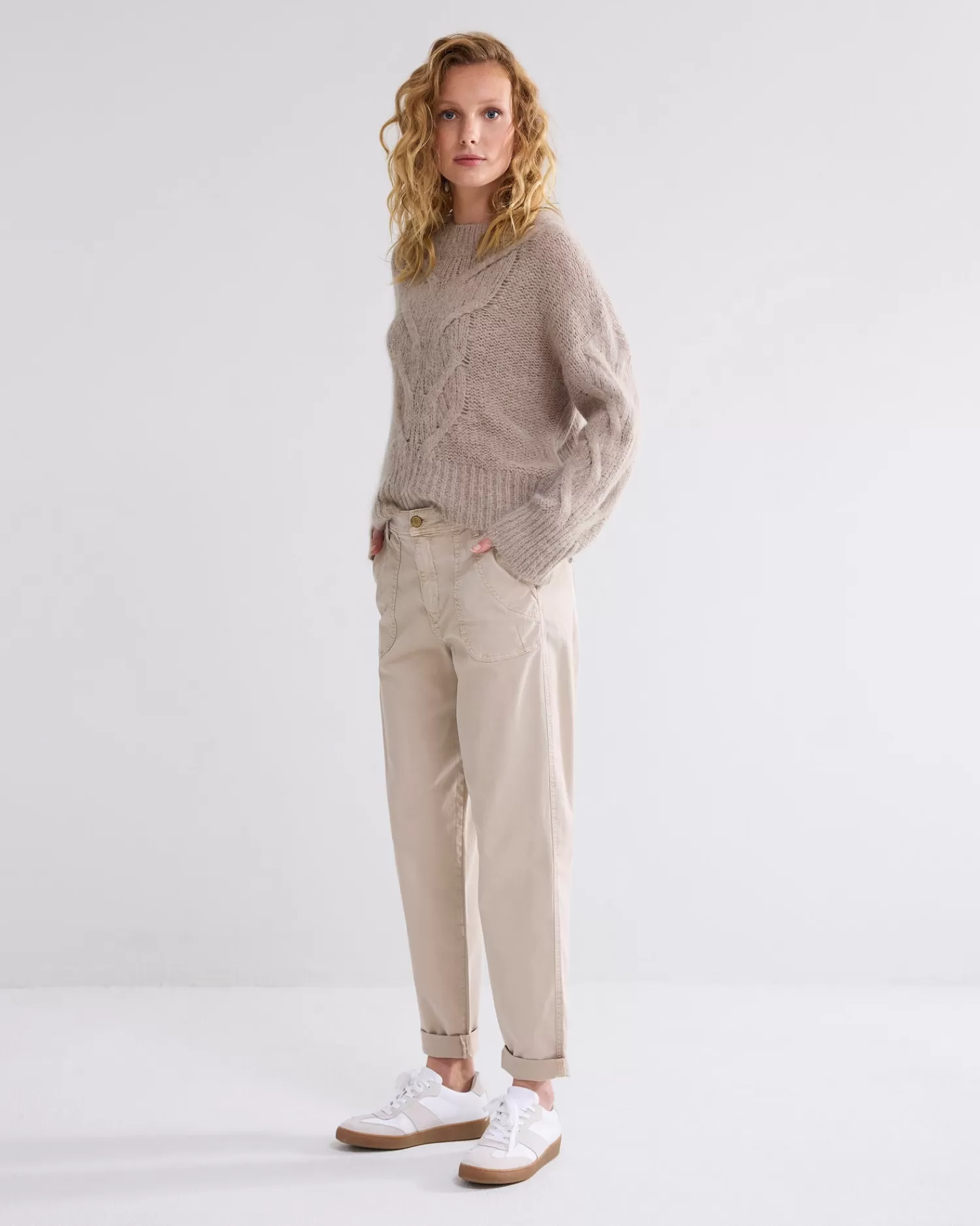 DAMES Summum Casual Broek Met Koord