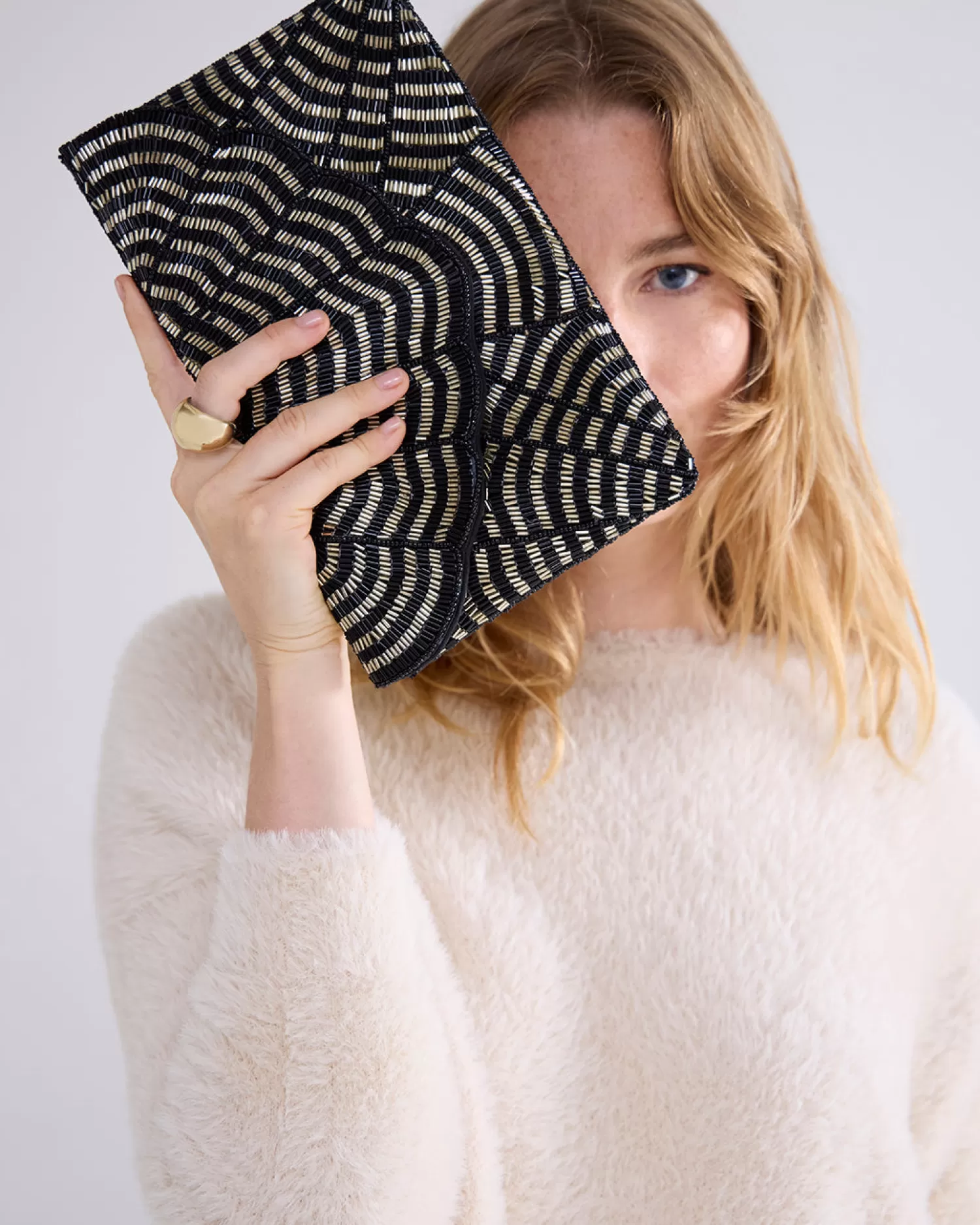 DAMES Summum Clutch Met Kralen