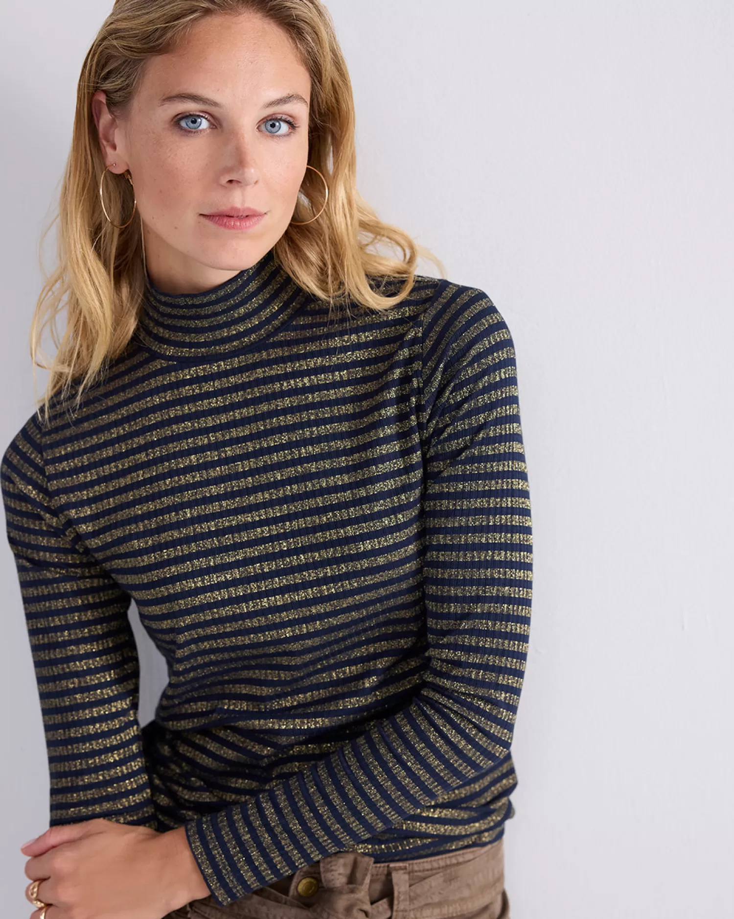 DAMES Summum Coltruitje Met Lurex Rib
