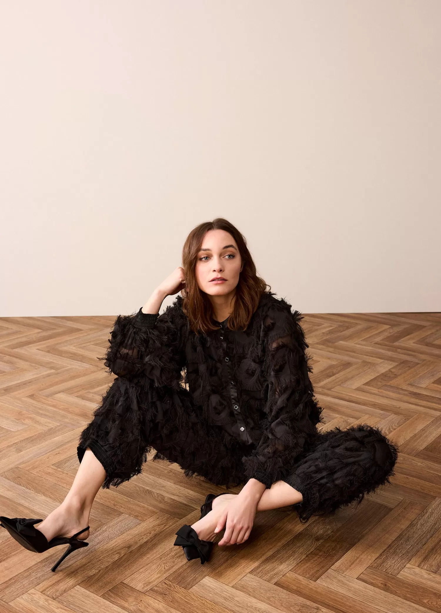 DAMES Summum Fluffy Blouse Met Franjes