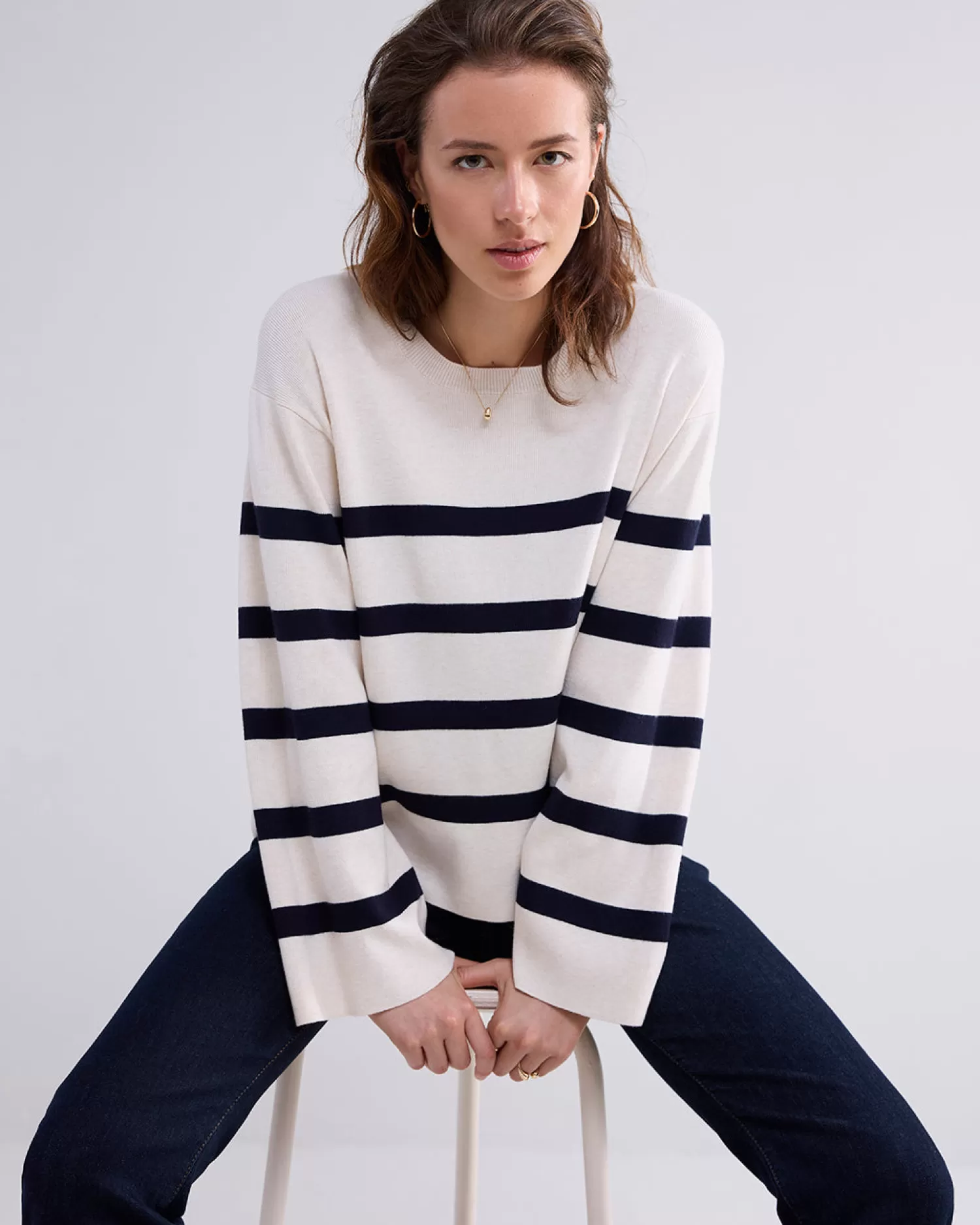 DAMES Summum Gebreide Boxy Sweater