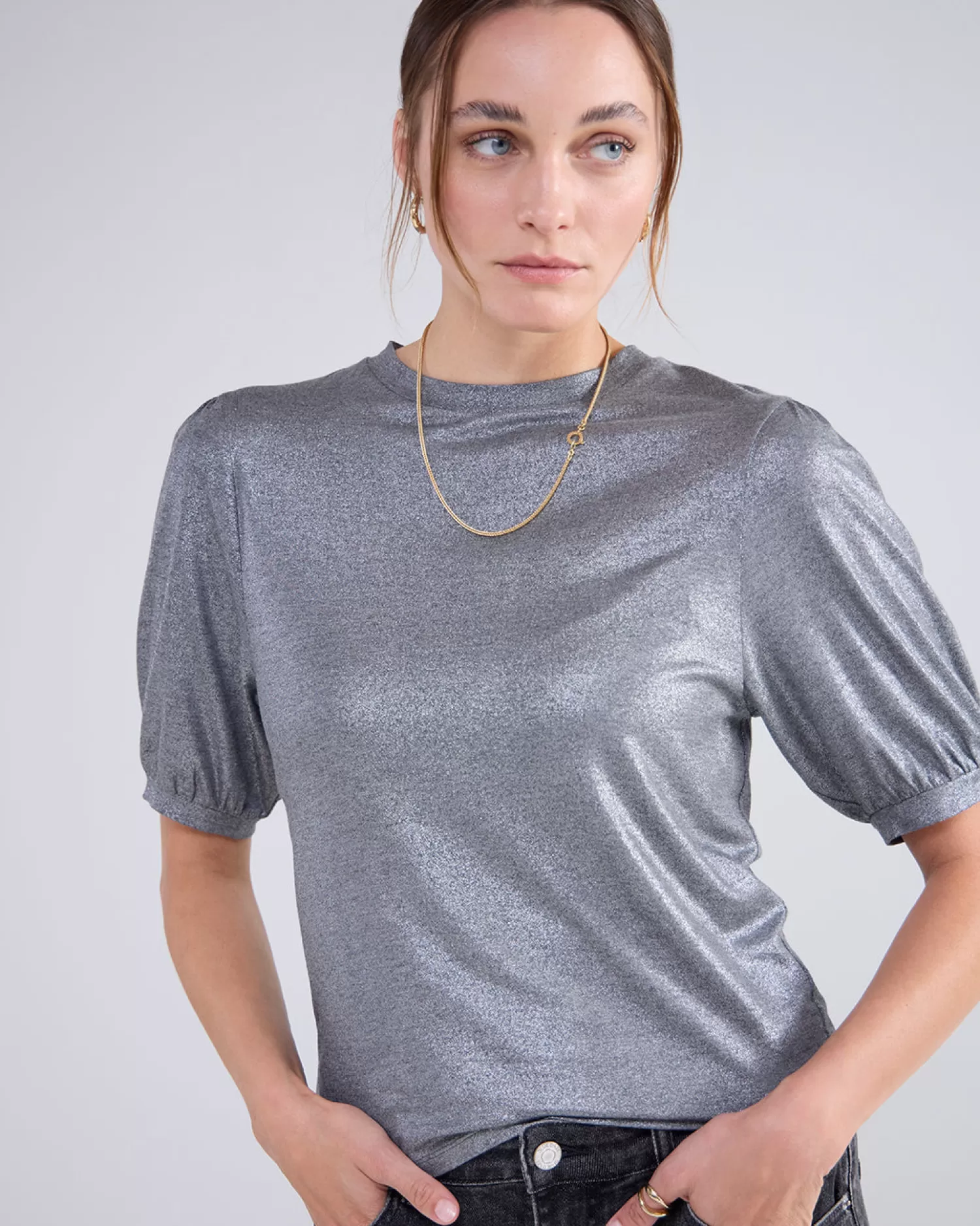 DAMES Summum Glanzende Basic Top