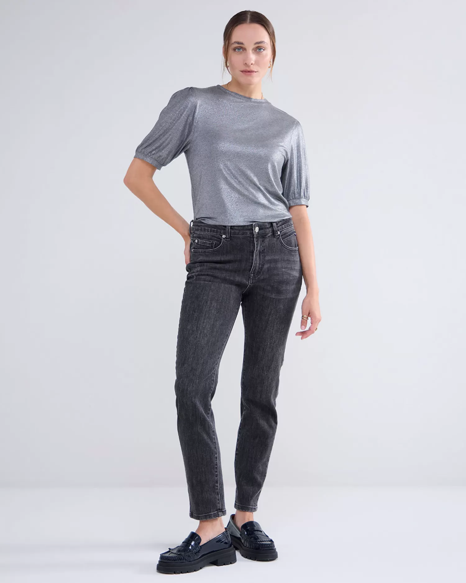 DAMES Summum Glanzende Basic Top