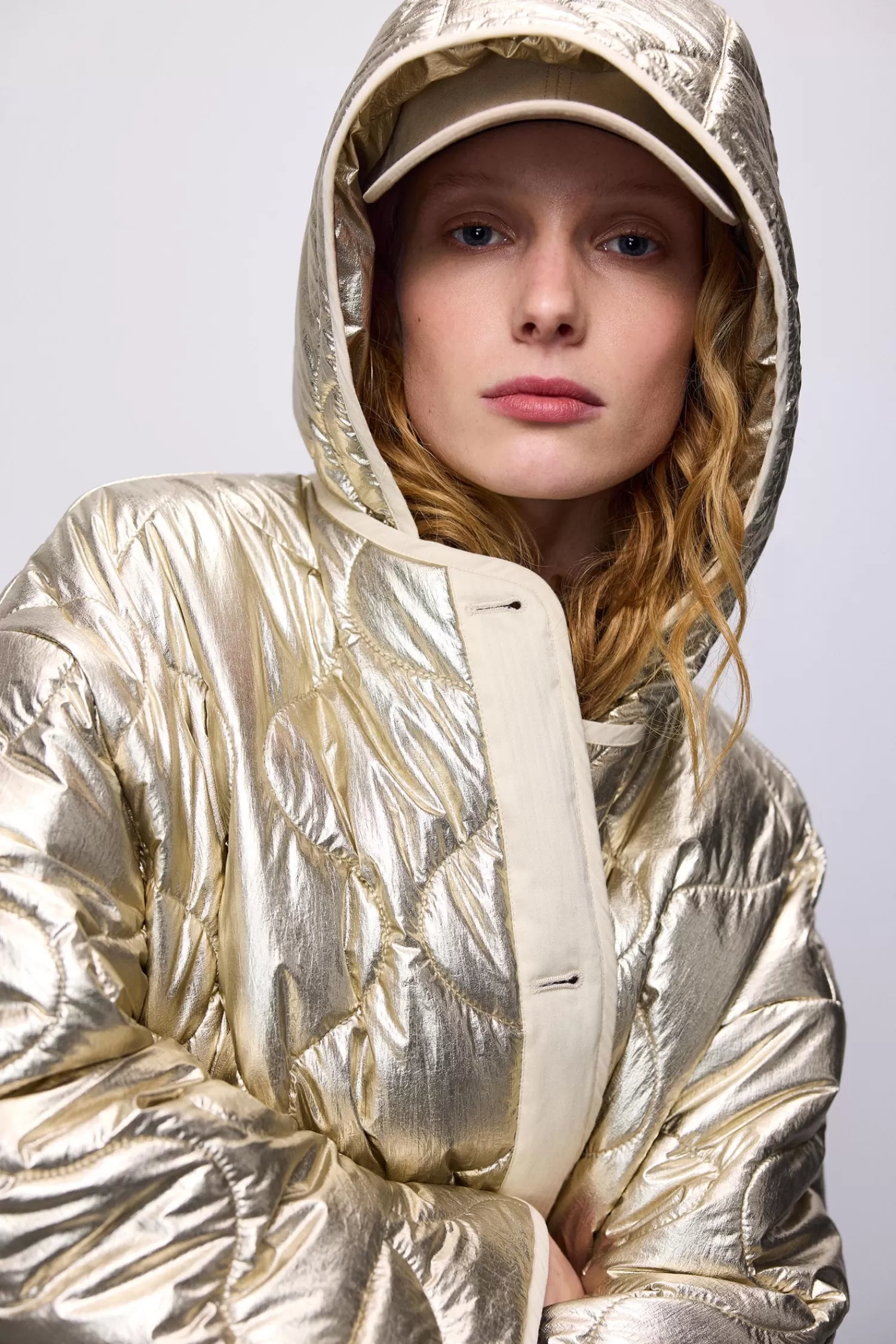 DAMES Summum Jacket Quilted Metallic
