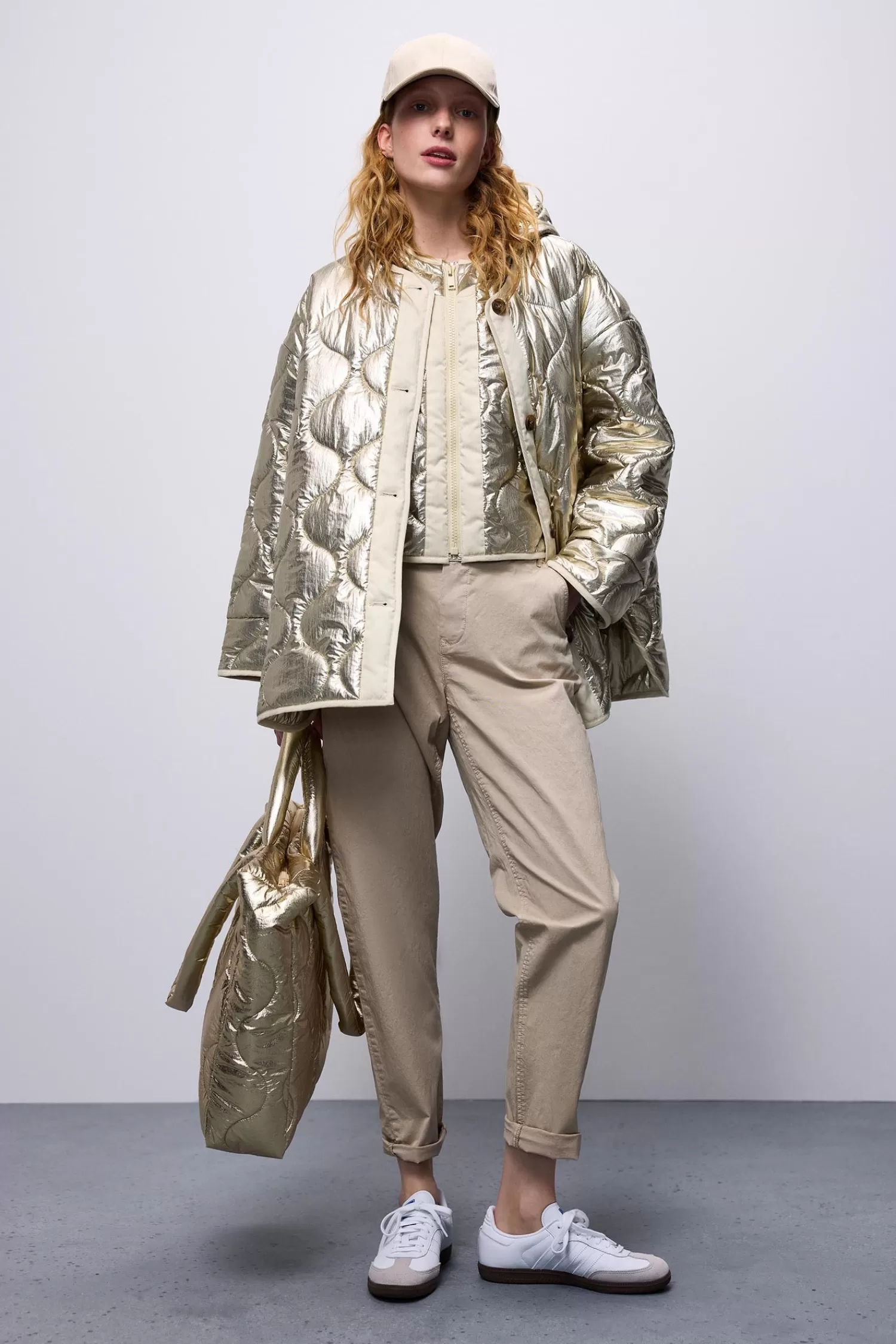 DAMES Summum Jacket Quilted Metallic
