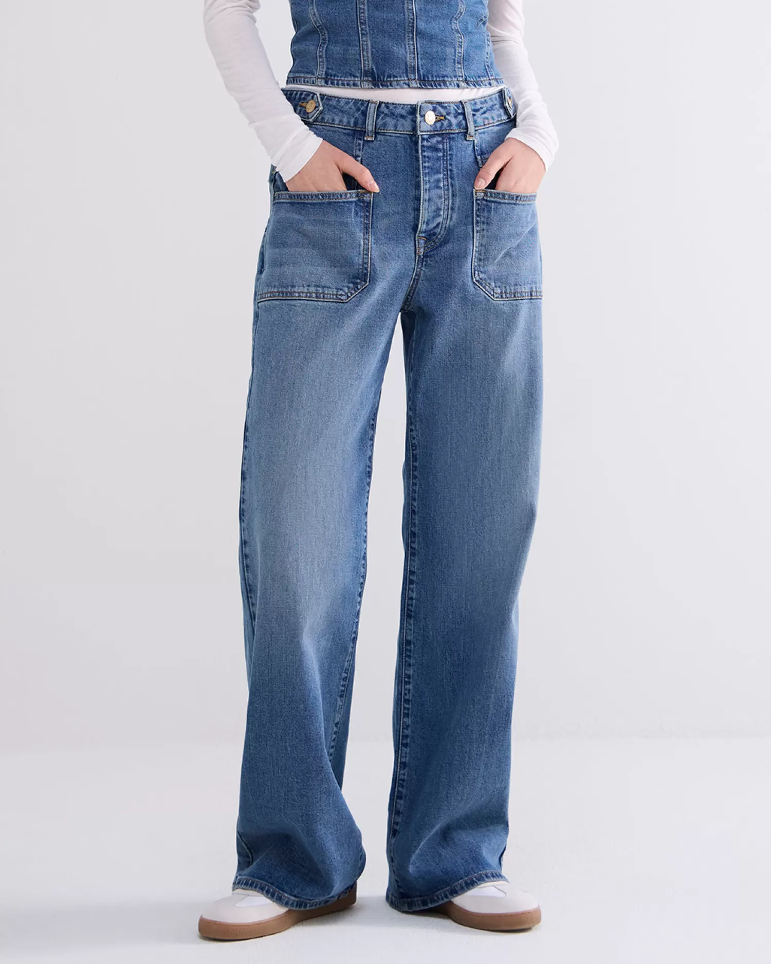 DAMES Summum Jeans Wijde Pijpen
