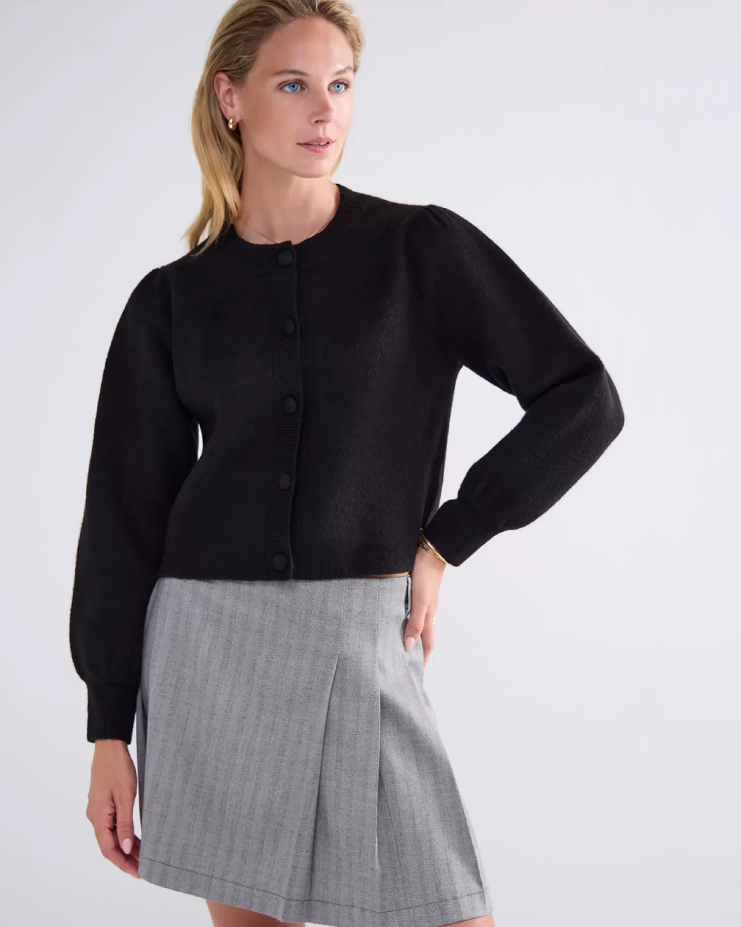 DAMES Summum Kort Vest Met Pofmouwen