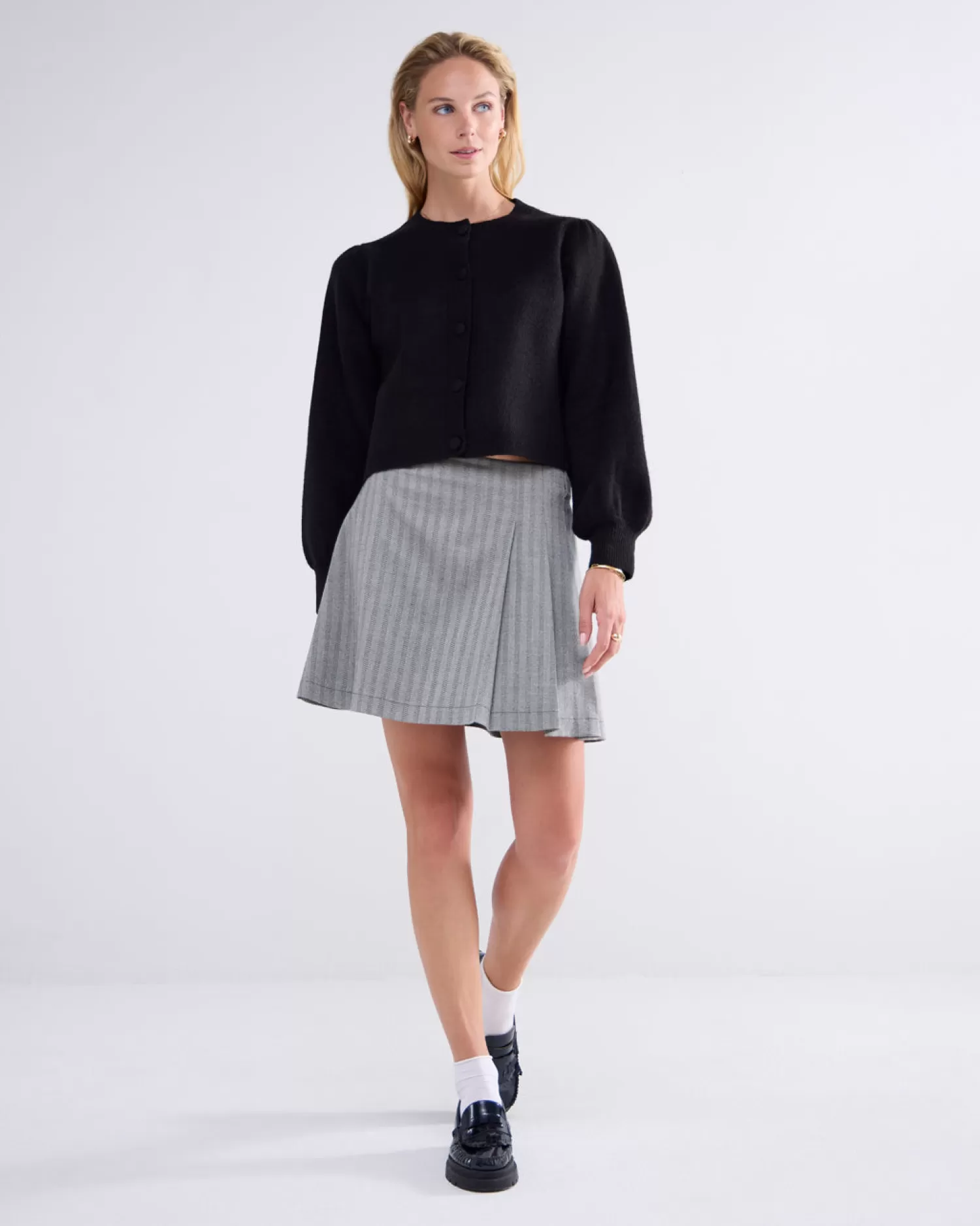 DAMES Summum Kort Vest Met Pofmouwen