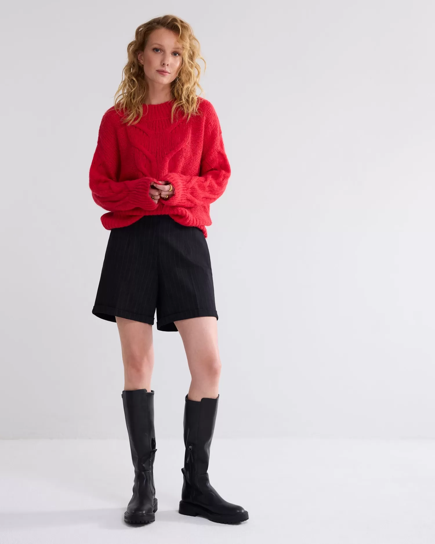 DAMES Summum Krijtstreep Short
