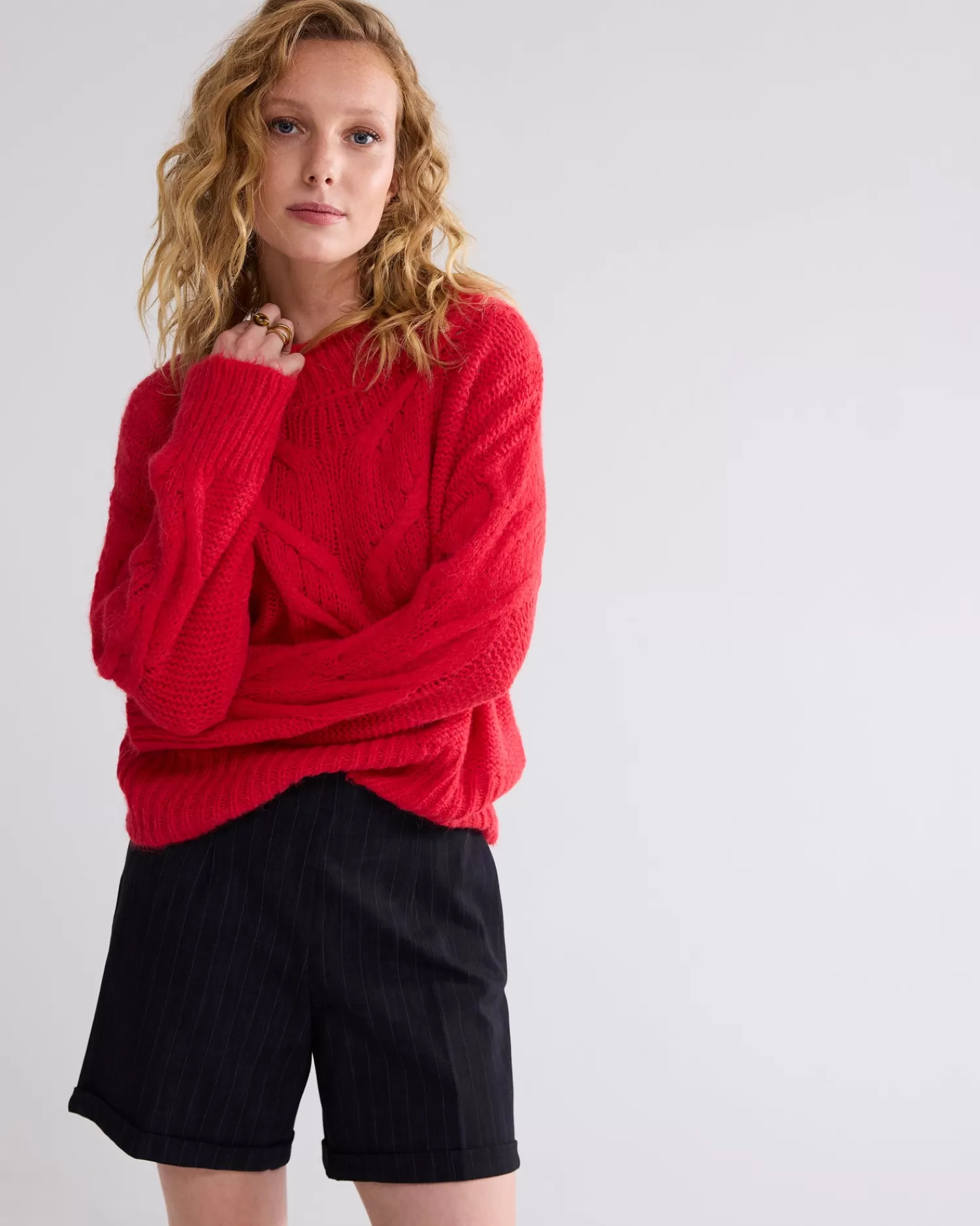 DAMES Summum Krijtstreep Short
