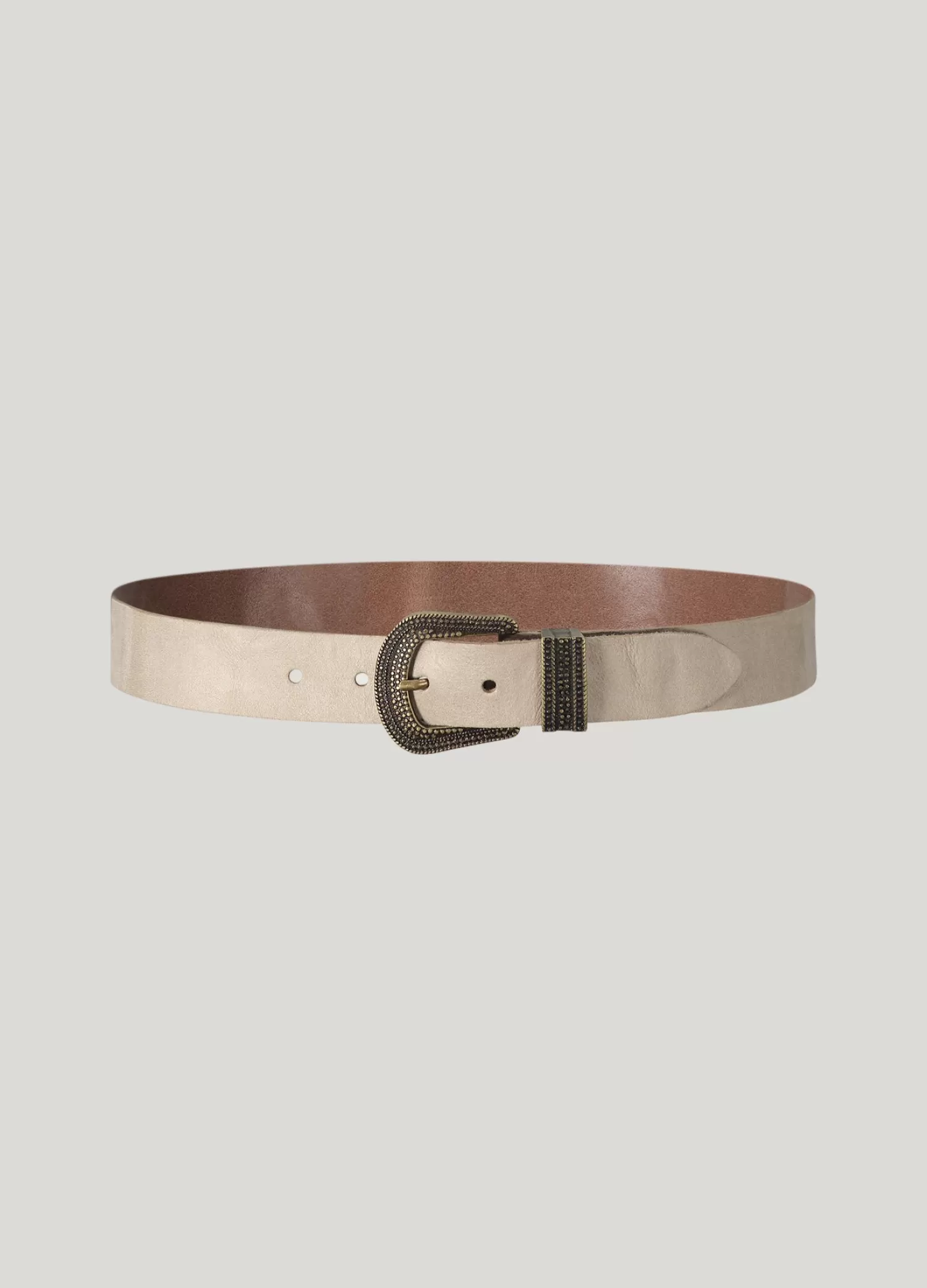 DAMES Summum Leren Riem Suède-look