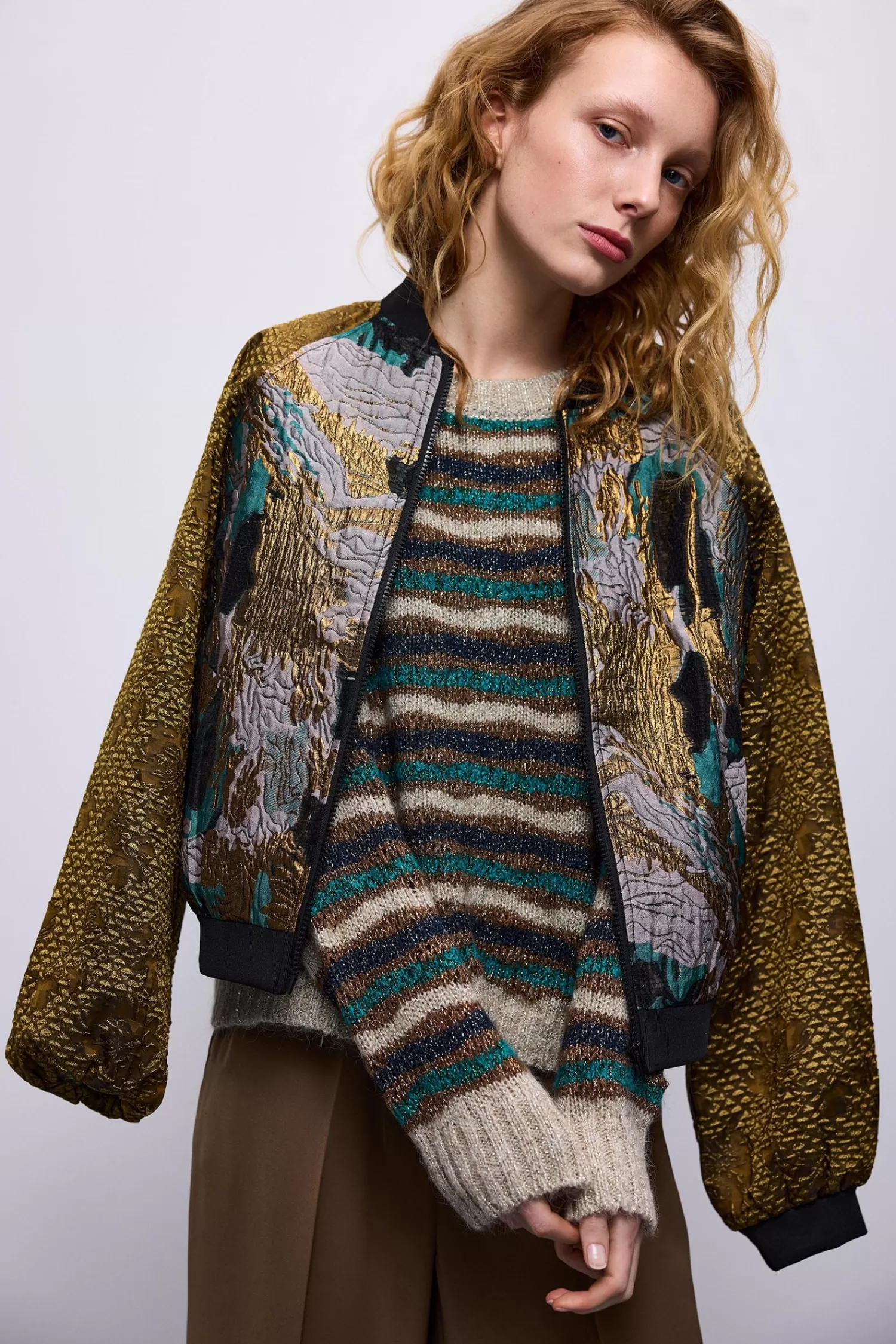 DAMES Summum Multi Colour Alpaca Lurex Sweater