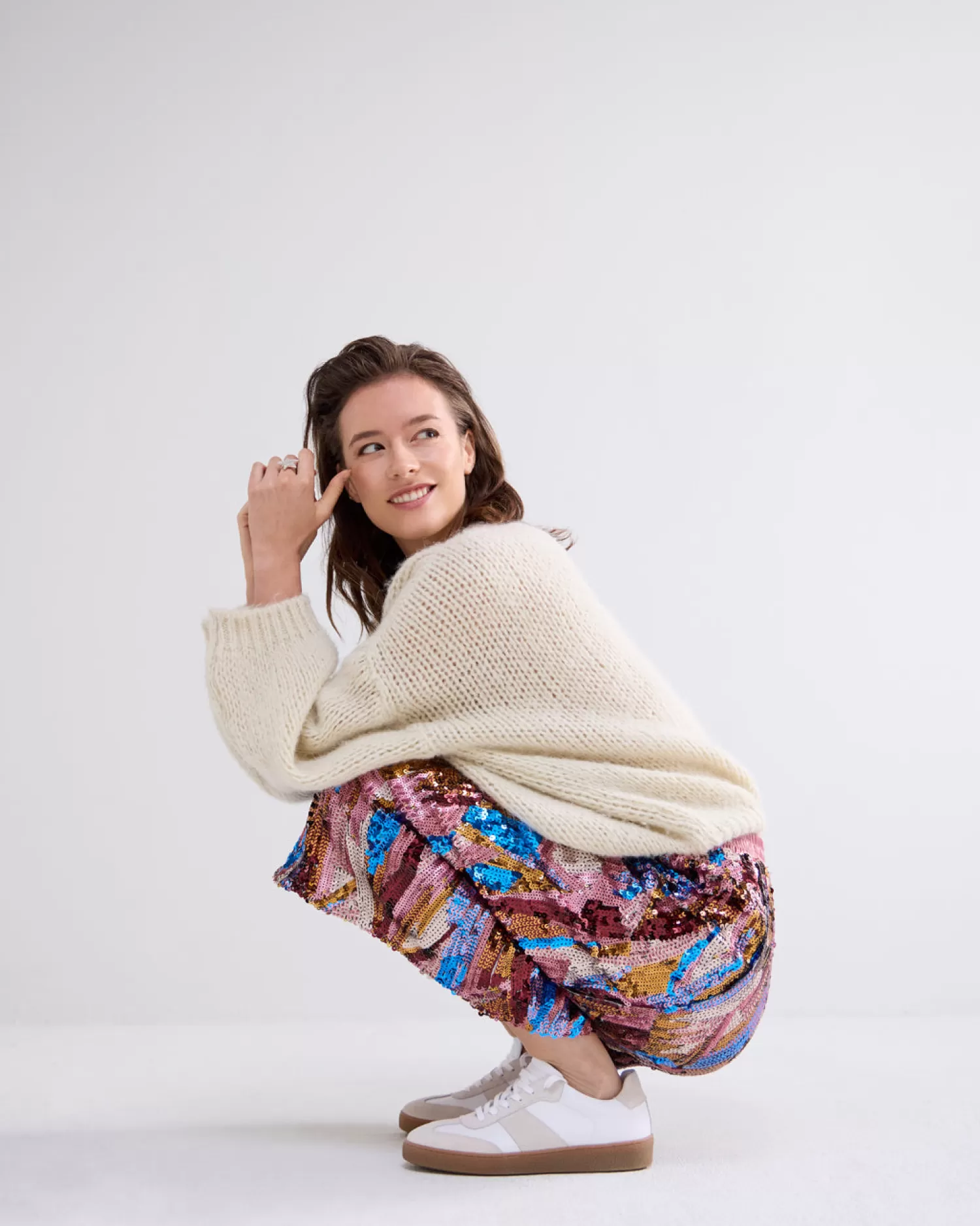 DAMES Summum Pailletten Rok