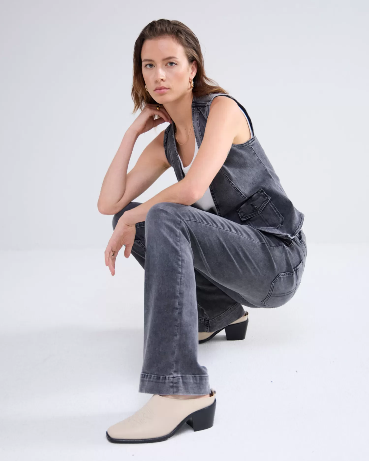 DAMES Summum Skinny Flared Jeans
