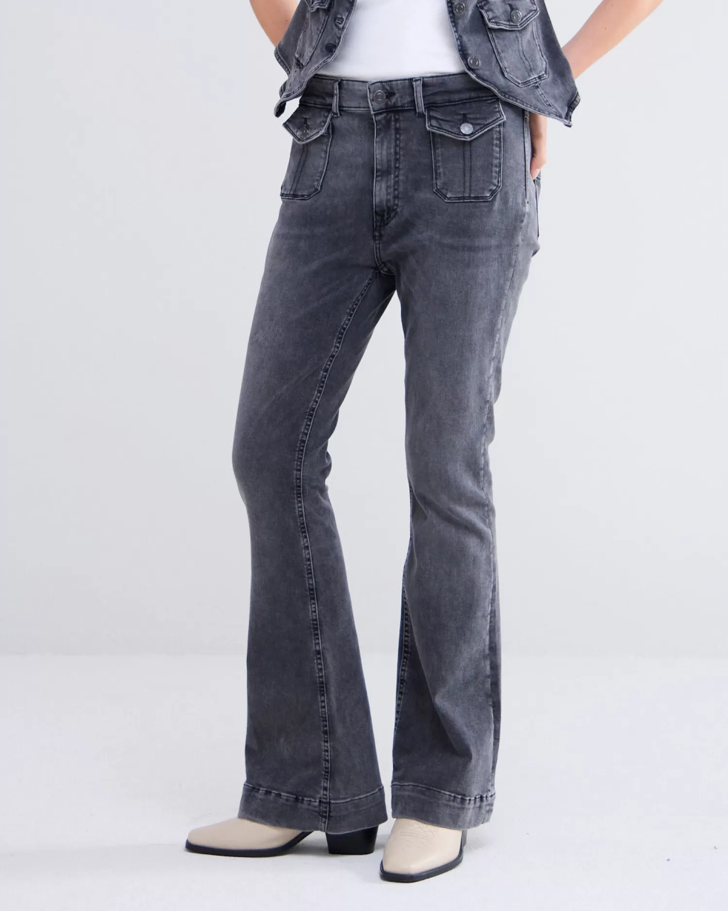 DAMES Summum Skinny Flared Jeans