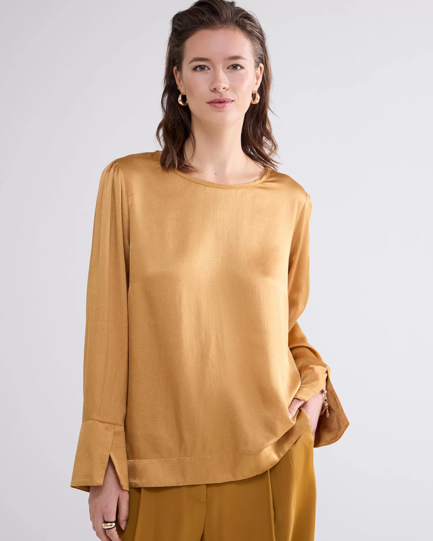 DAMES Summum Slanke Top Met Glans