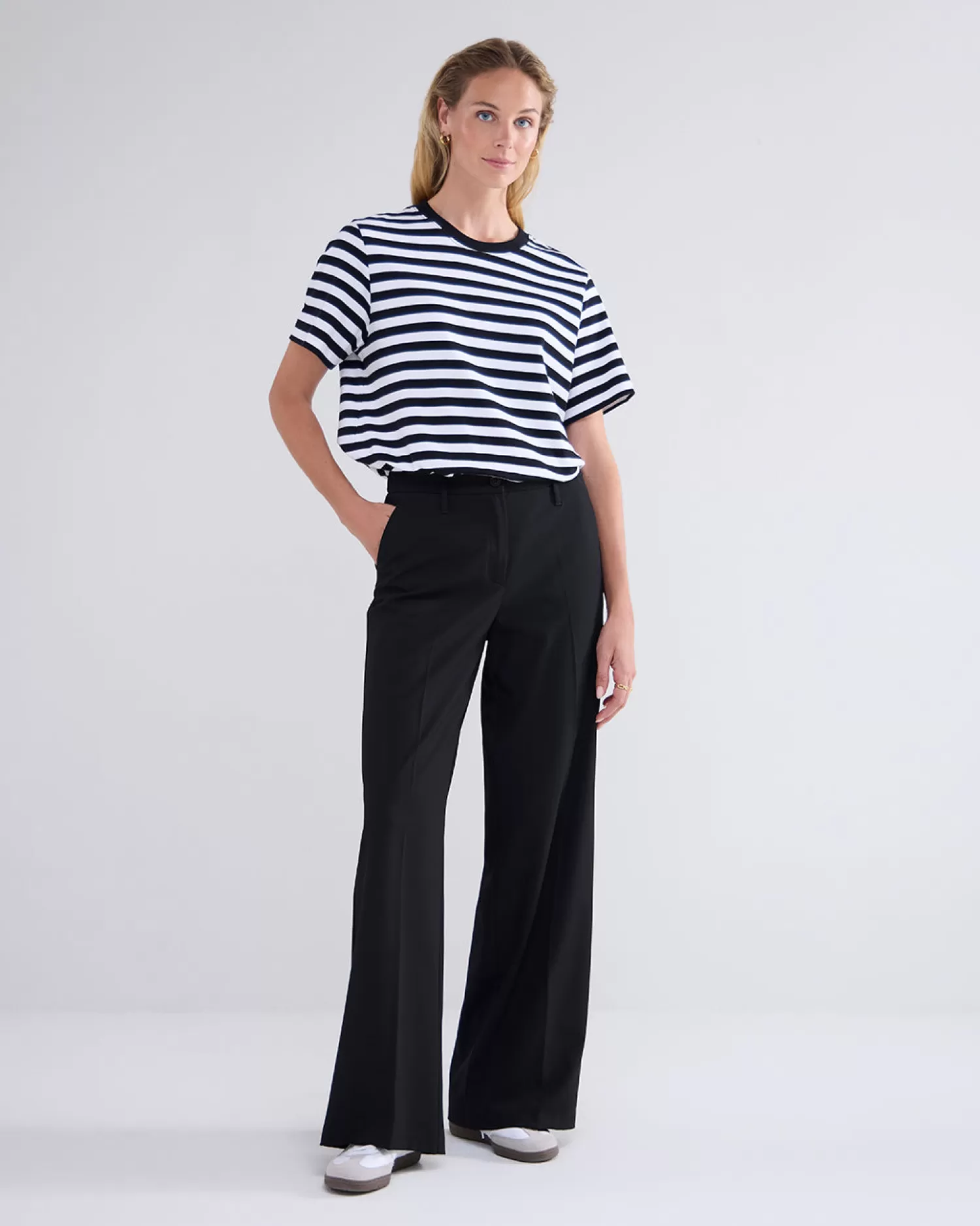 DAMES Summum Soepelvallende Wijde Broek