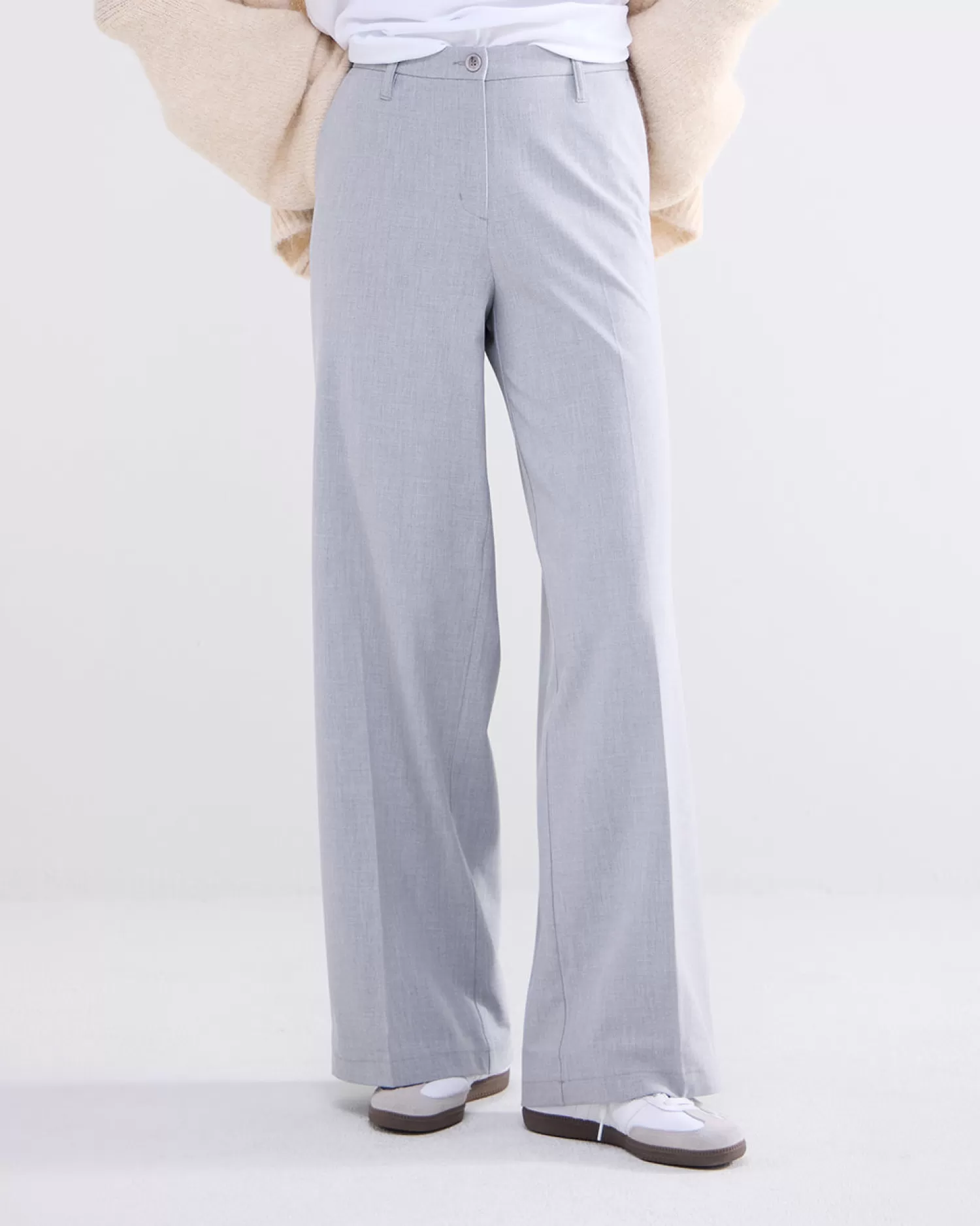 DAMES Summum Soepelvallende Wijde Broek