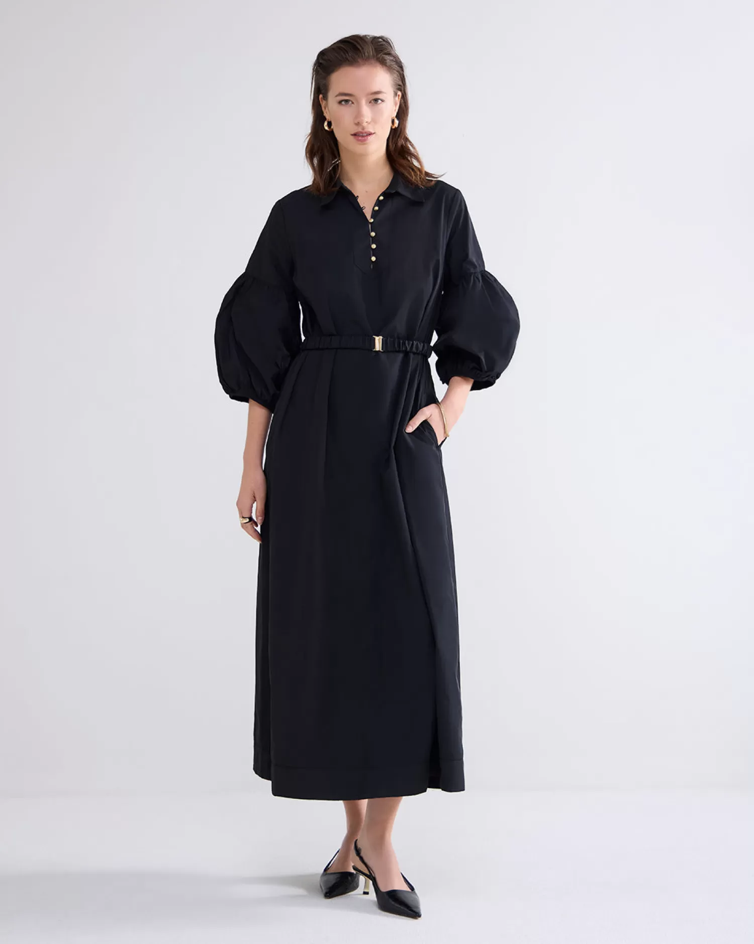DAMES Summum Taft Jurk