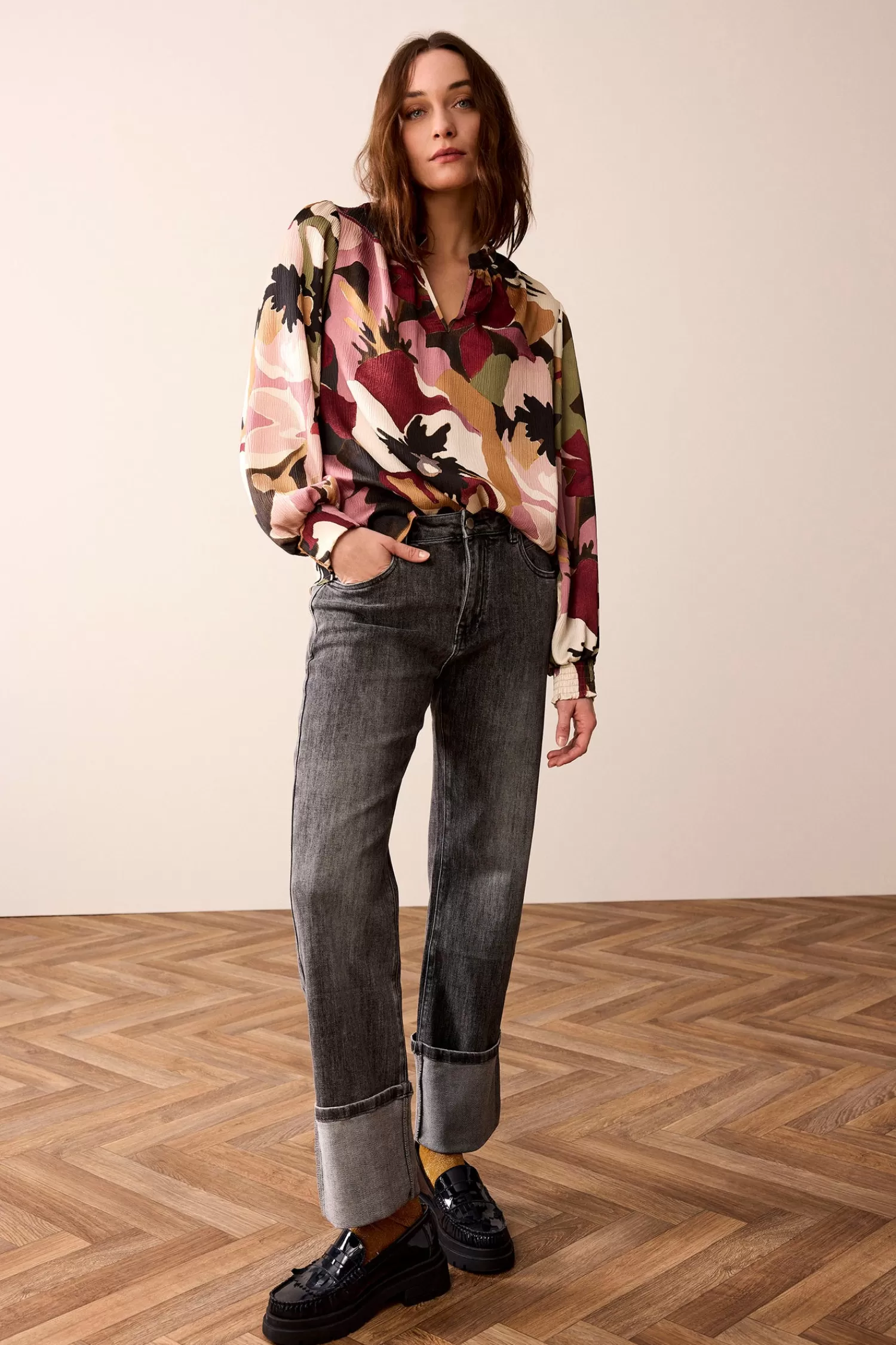 DAMES Summum Top Met Bloemenprint