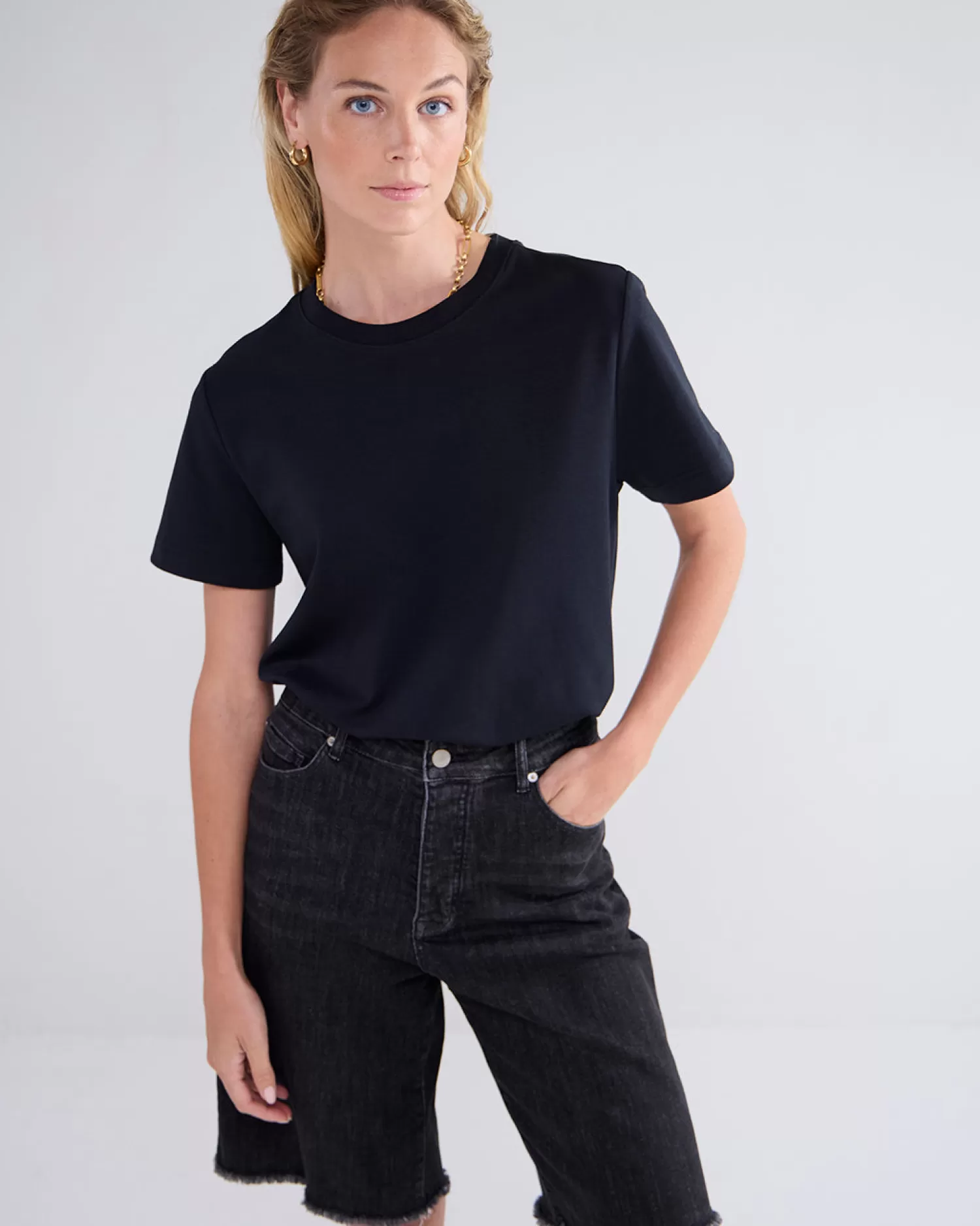 DAMES Summum Top Met Korte Mouwen