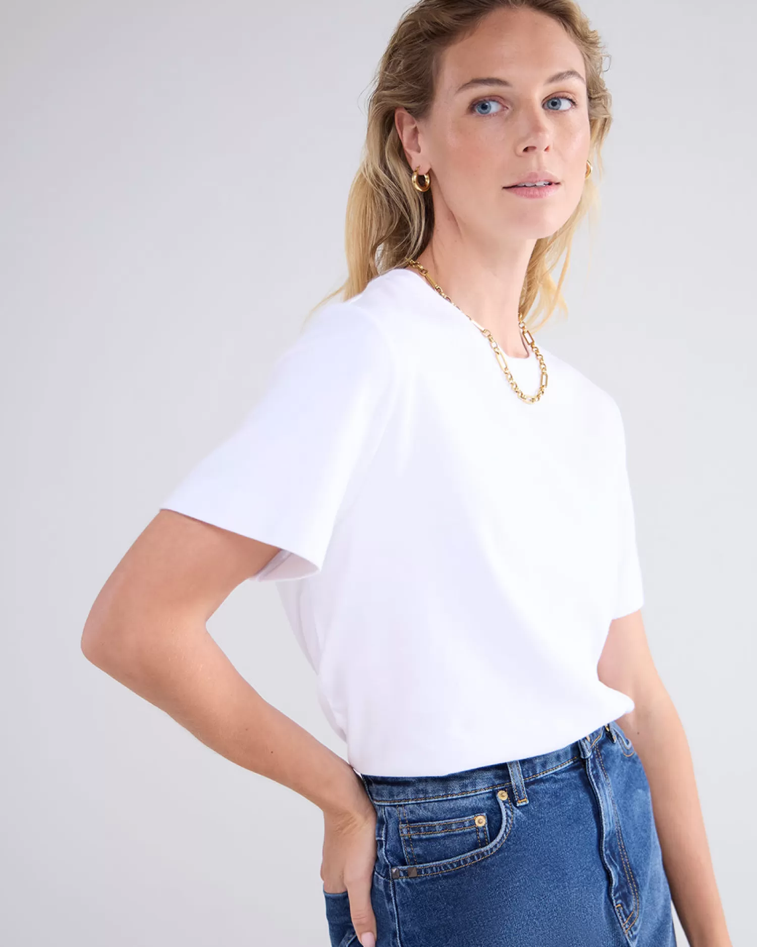 DAMES Summum Top Met Korte Mouwen