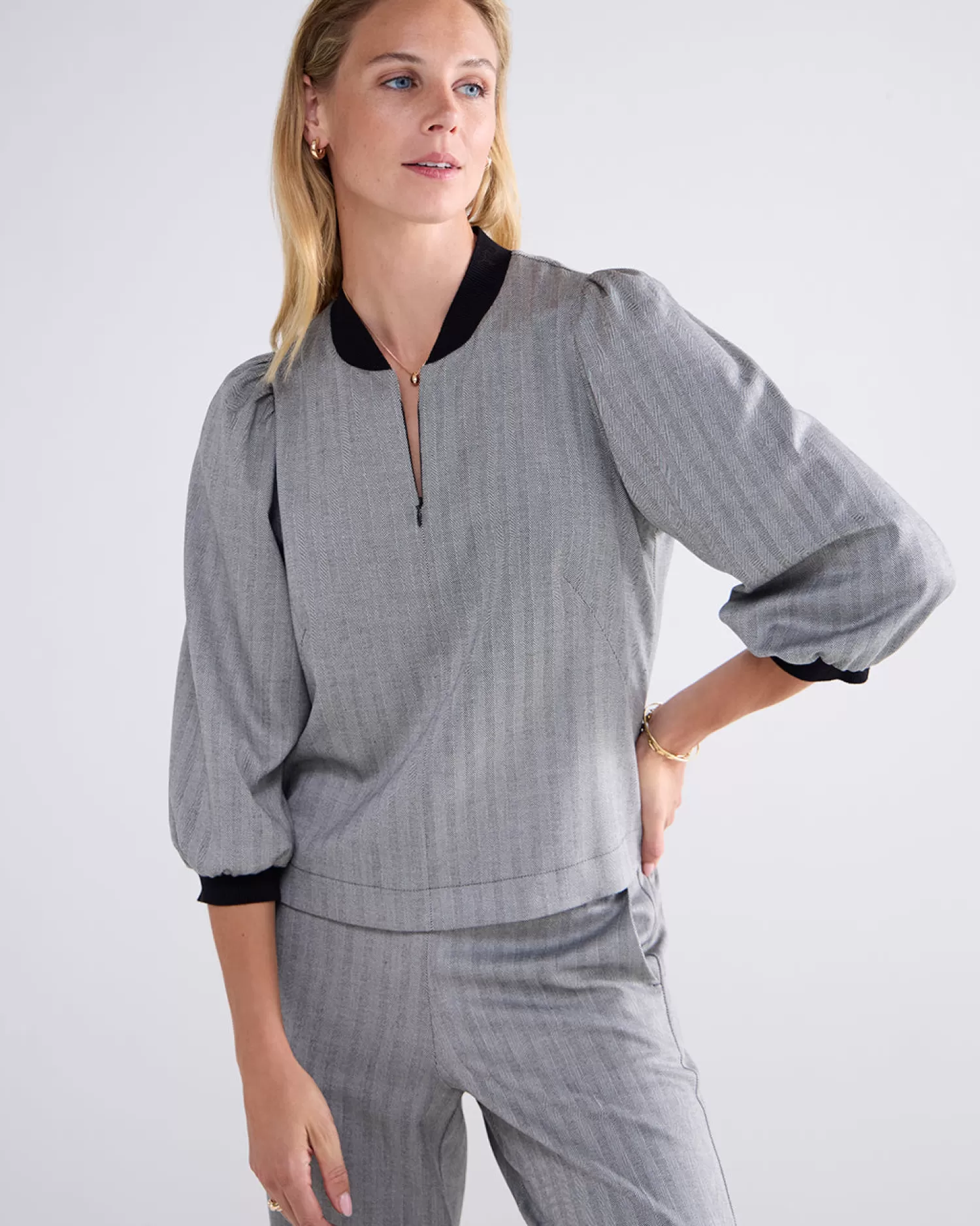 DAMES Summum Top Met Pofmouwen