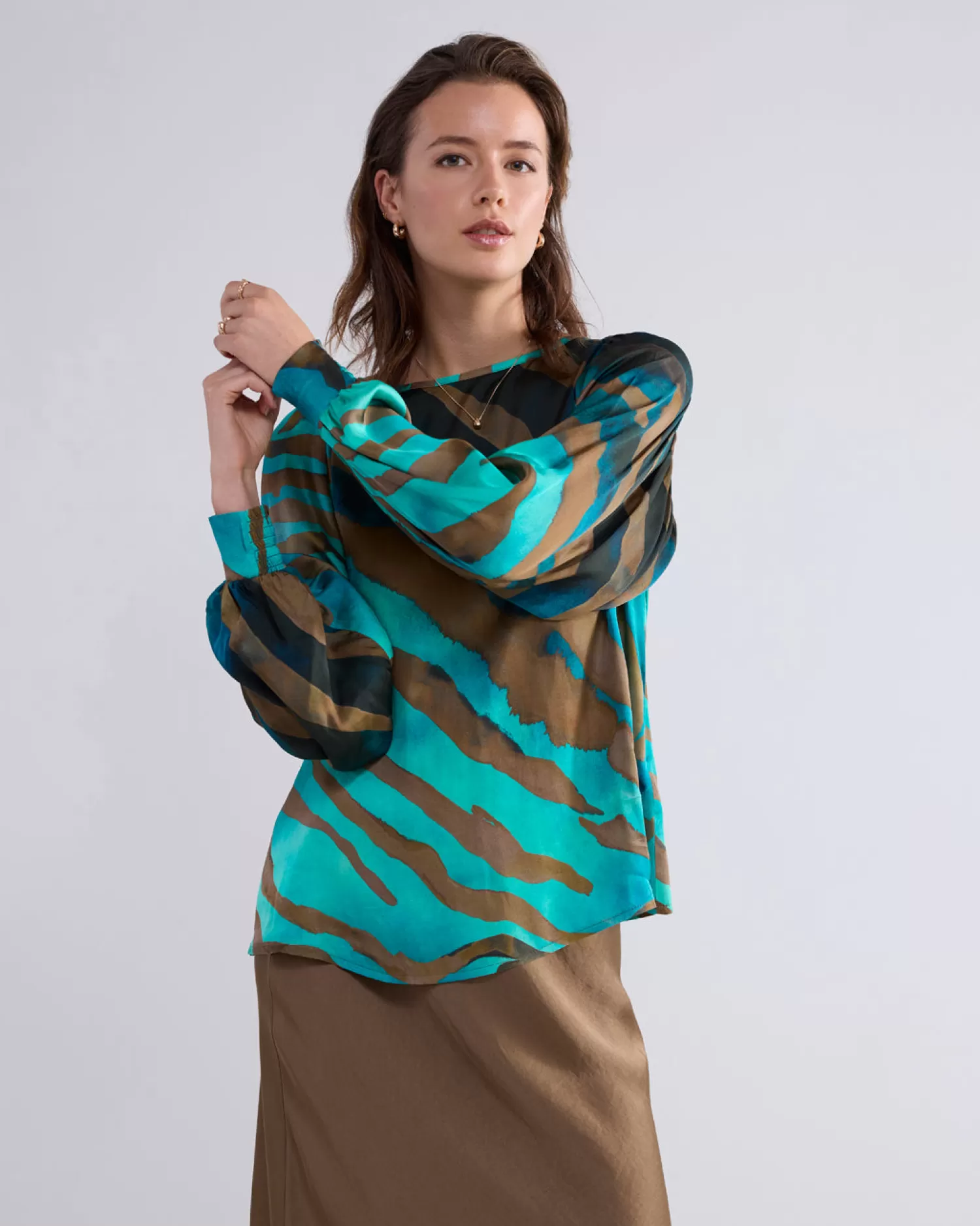 DAMES Summum Top Met Ronde Hals