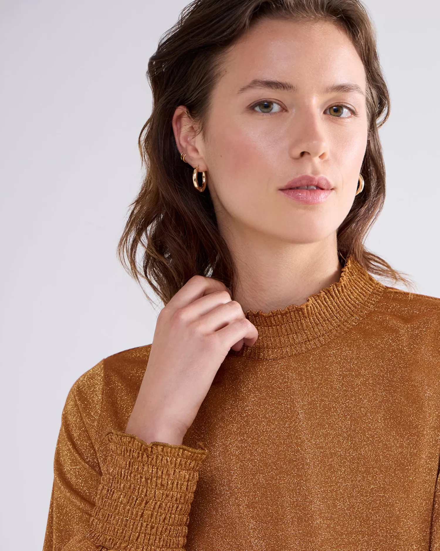 DAMES Summum Top Metallic