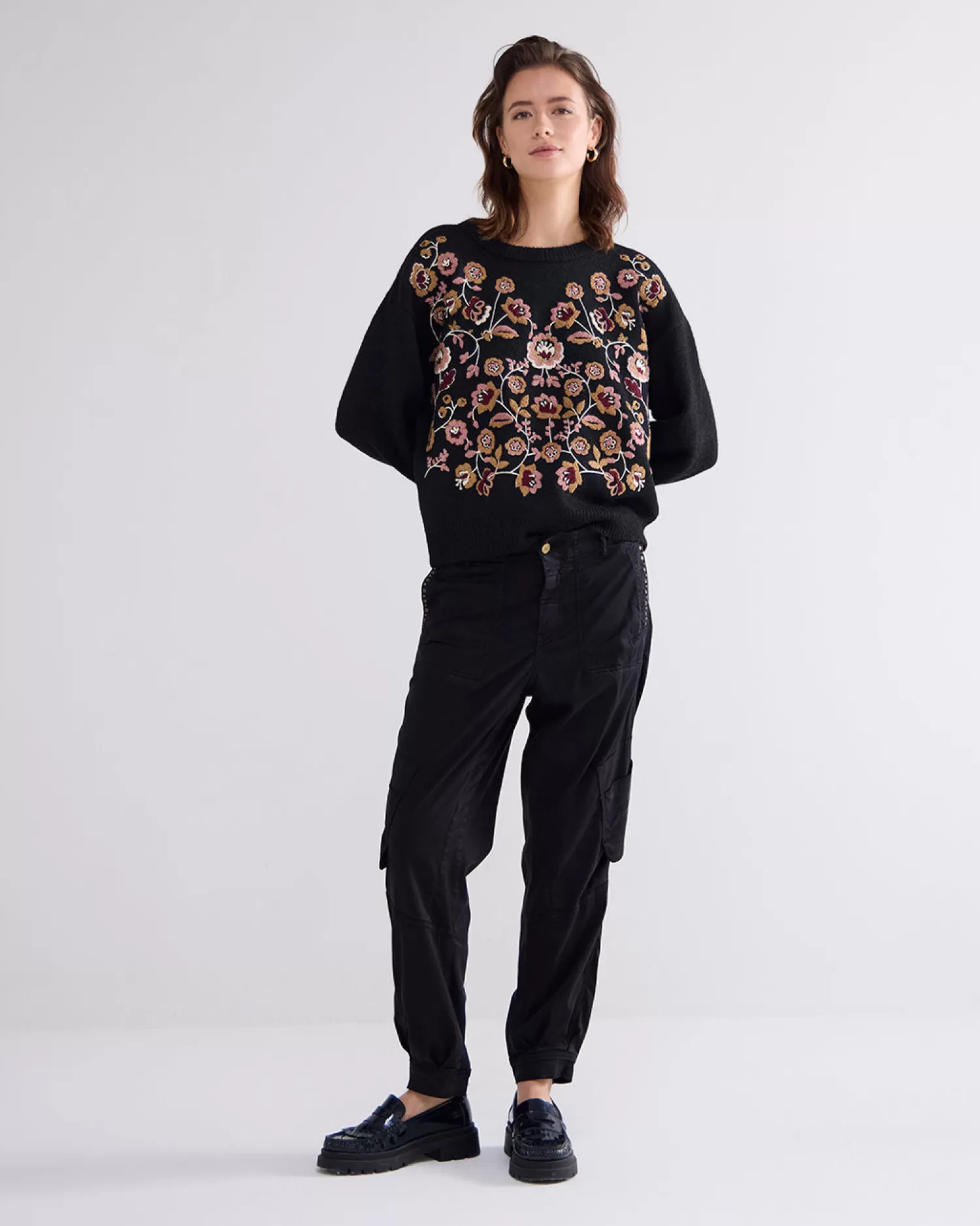 DAMES Summum Trui Met Bloemen