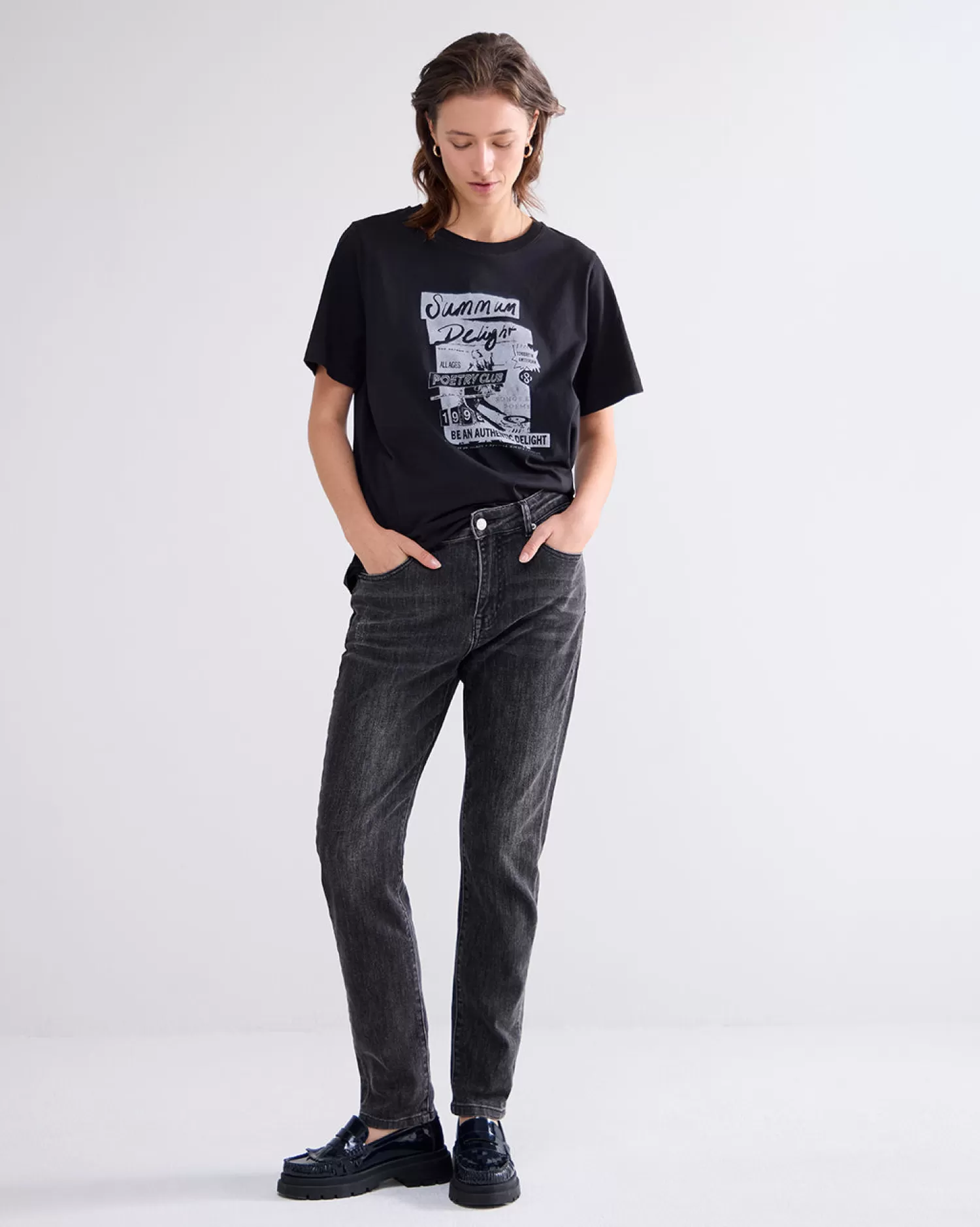 DAMES Summum T-shirt Met Tekst