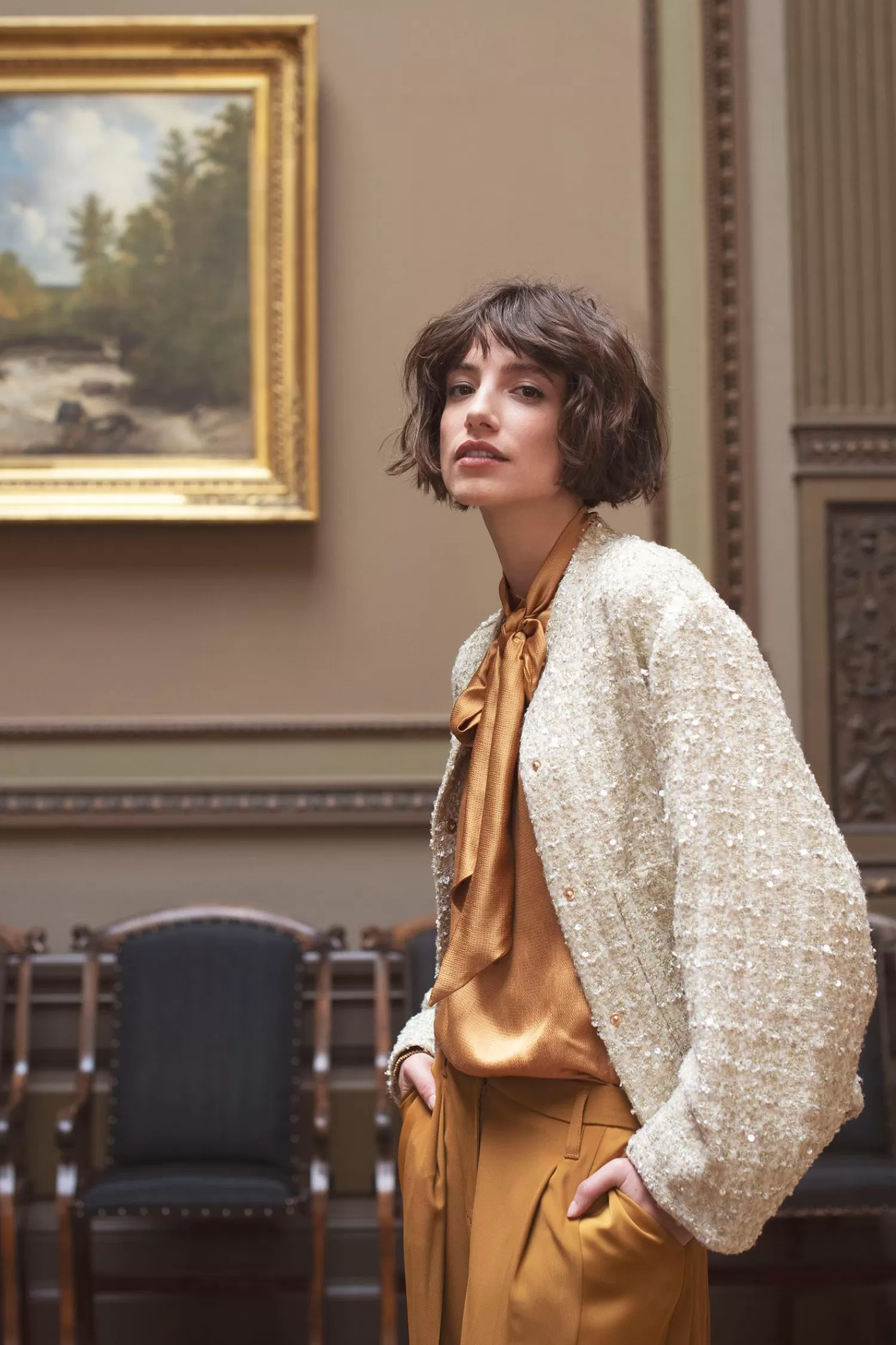 DAMES Summum Tweed Jas