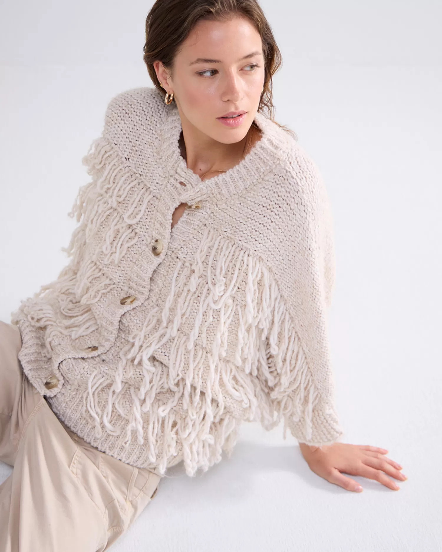 DAMES Summum Vest Met Franjes