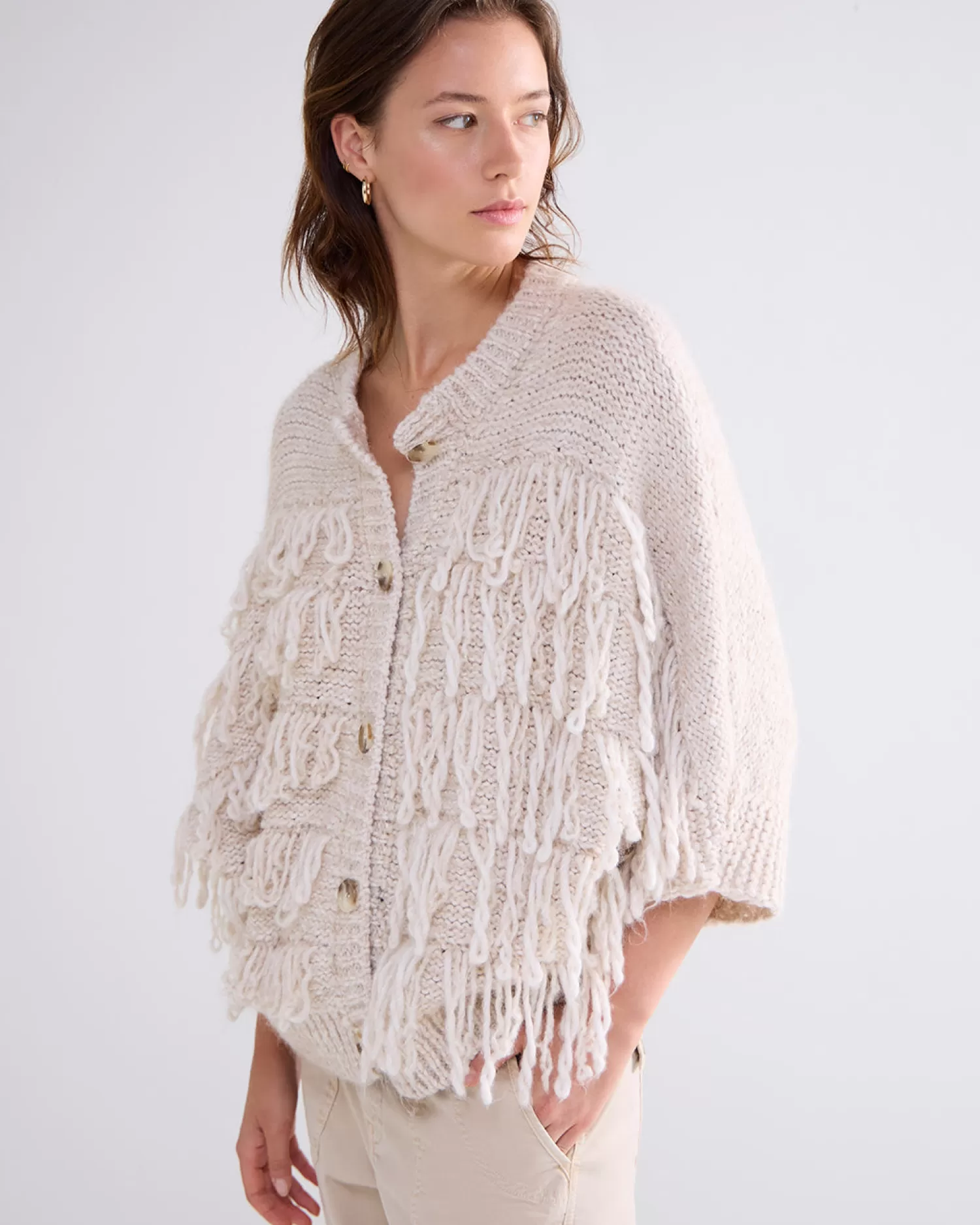 DAMES Summum Vest Met Franjes