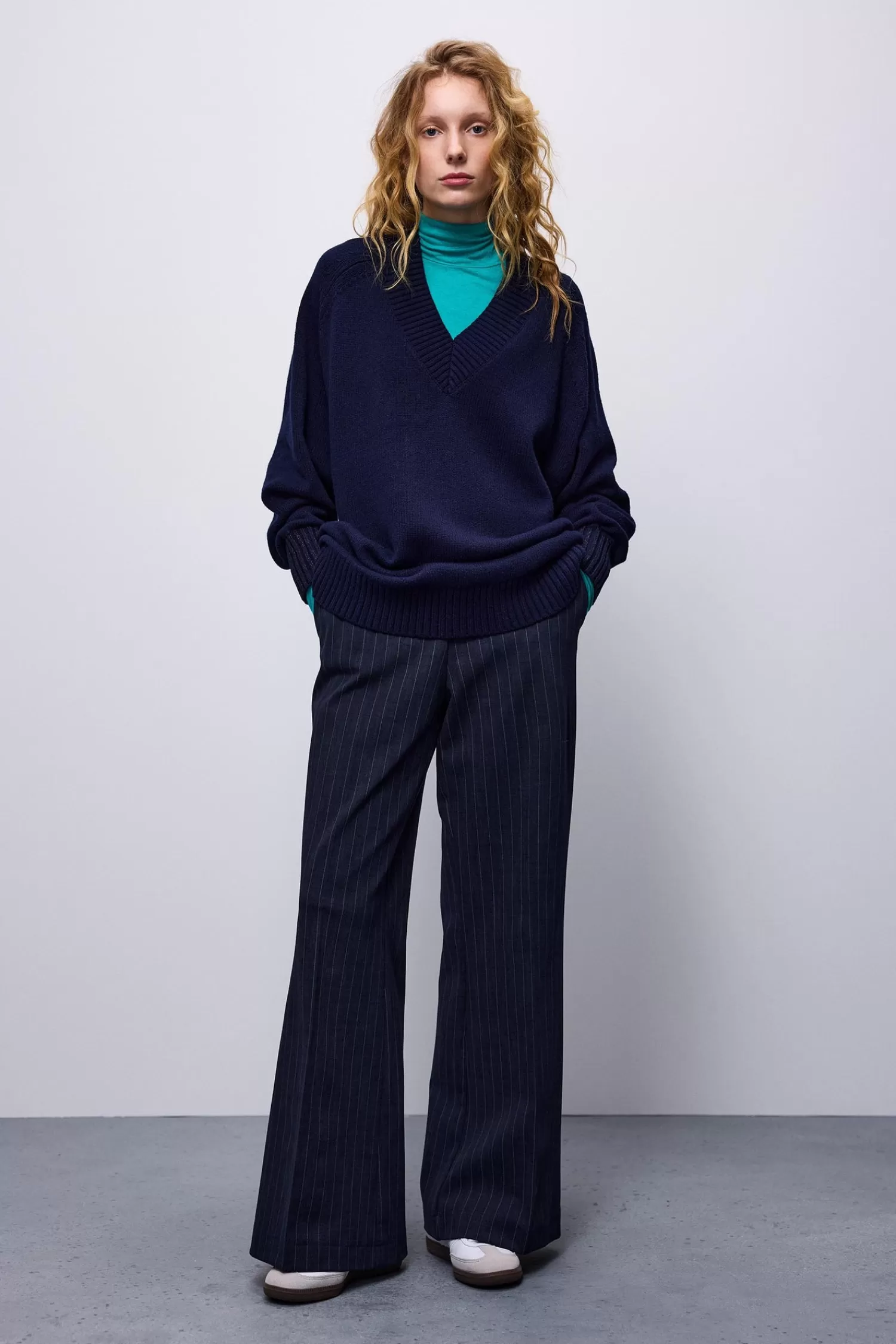 DAMES Summum V-hals Sweater Met Lurex